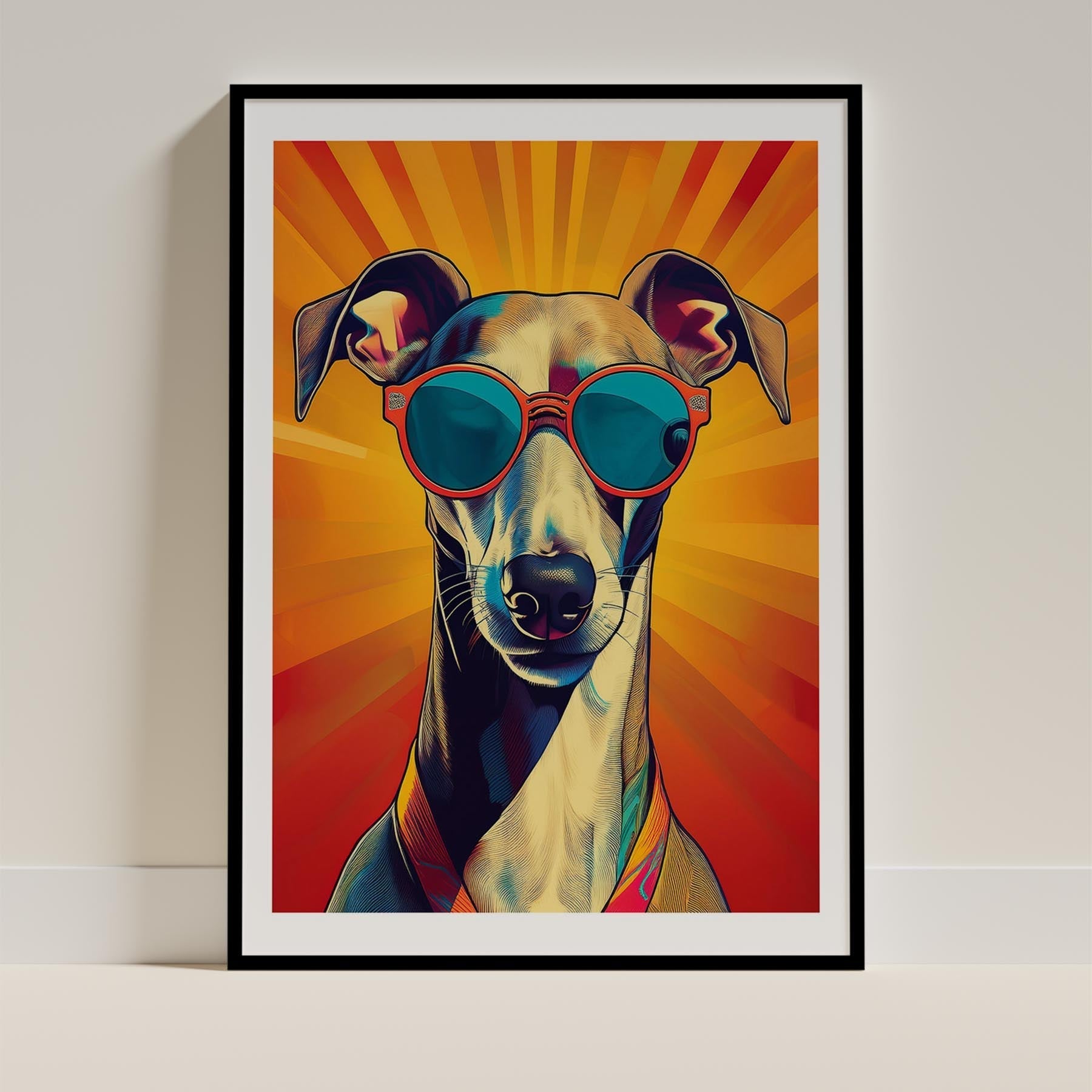 Grayhound In Colourful Sunnies 1 image 13