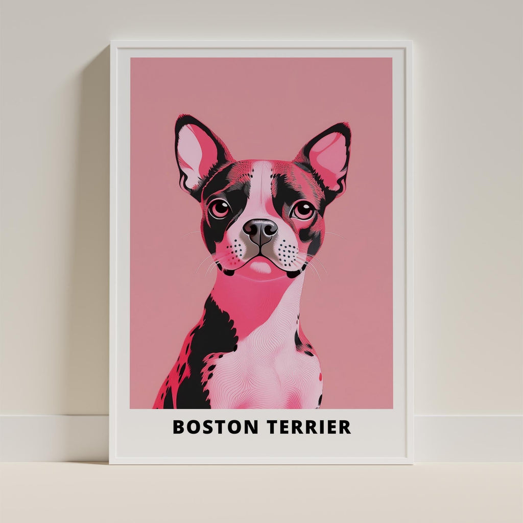 Boston Terrier Pink and Black Dog Series 1 image 9