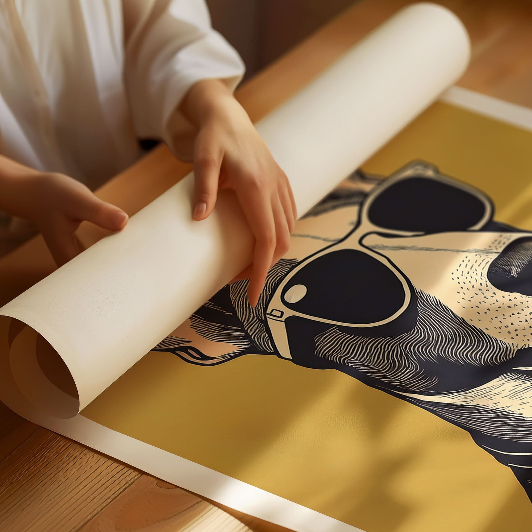 Bullterrier Chillin Coffee Dog image 3