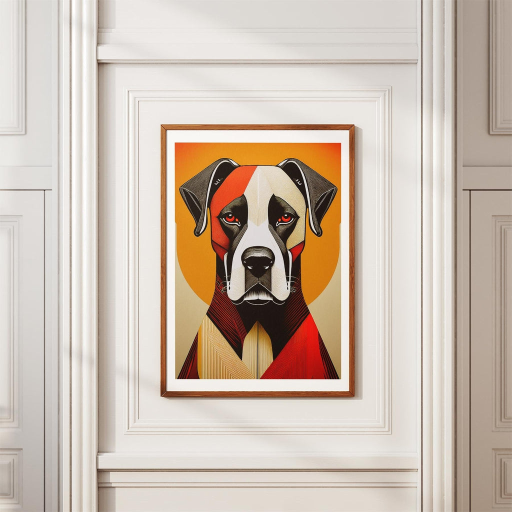 Boxer Geometric Orange Series image 3