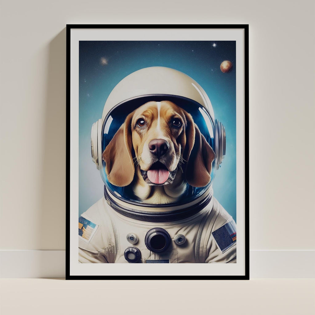 Basset Hound Astronaut Dog Series image 11