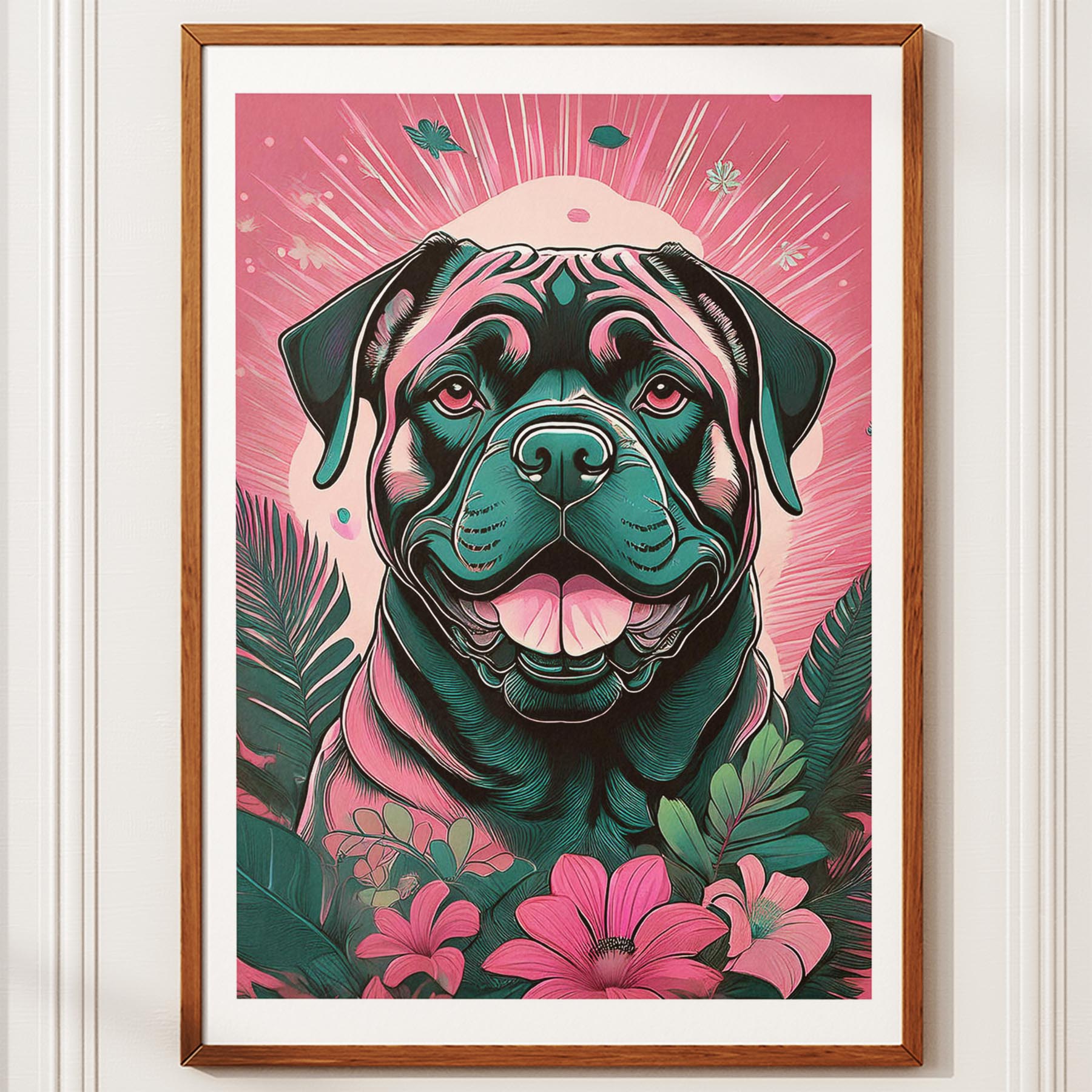 Mastiff Flowery Dog image 10