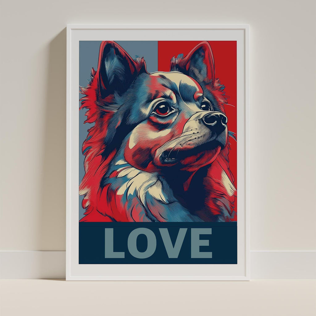 Pomeranian LOVE Series Inspired by the Obama Poster image 9