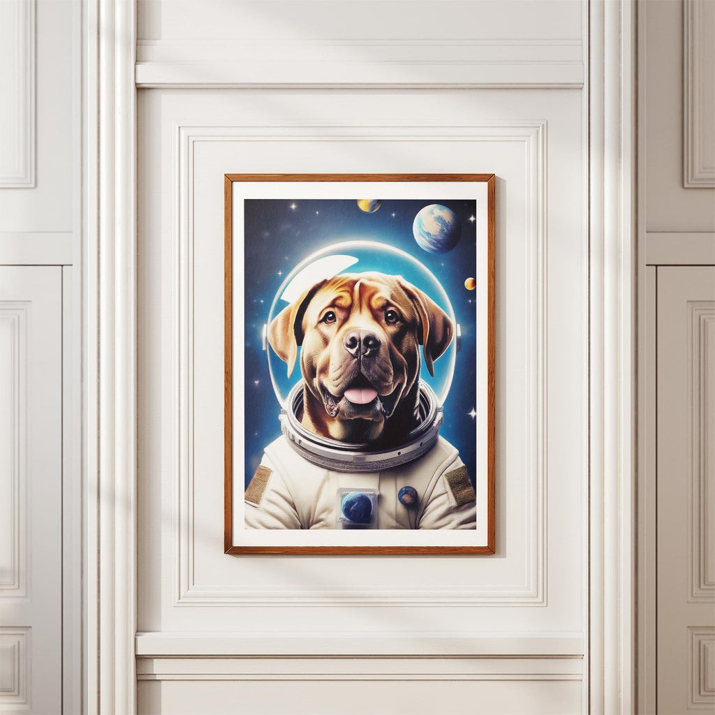Neapolitan Mastiff Astronaut Dog Series image 3