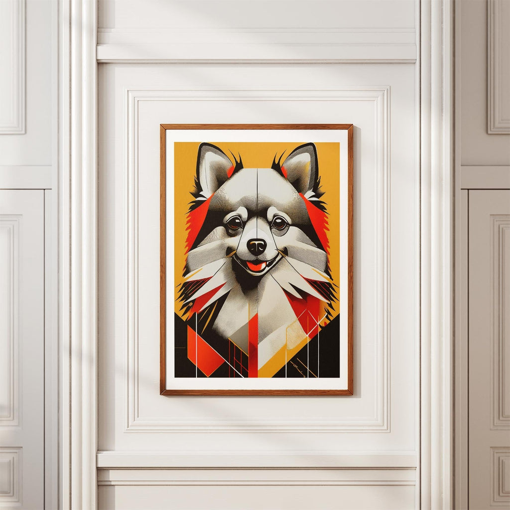 Pomeranian Geometric Orange Series image 3