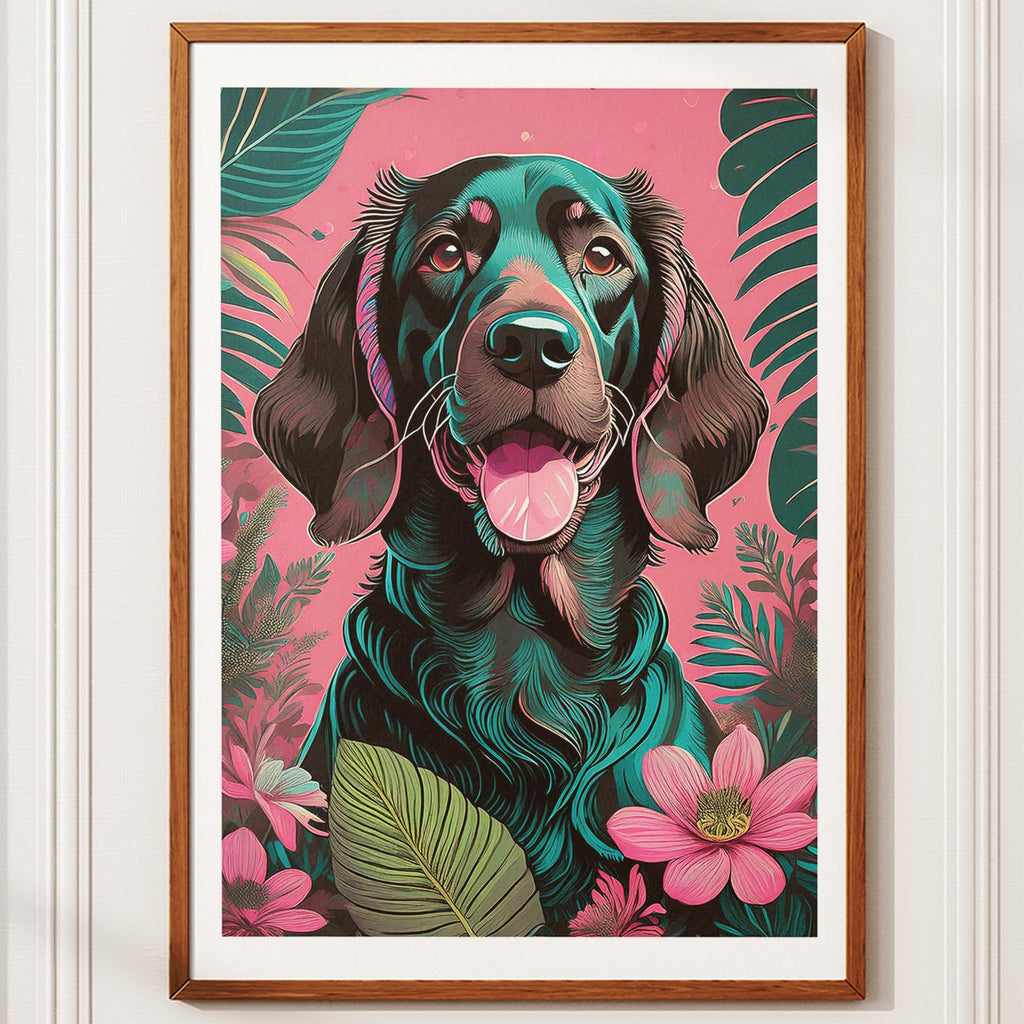 Irish Setter Flowery Dog image 10