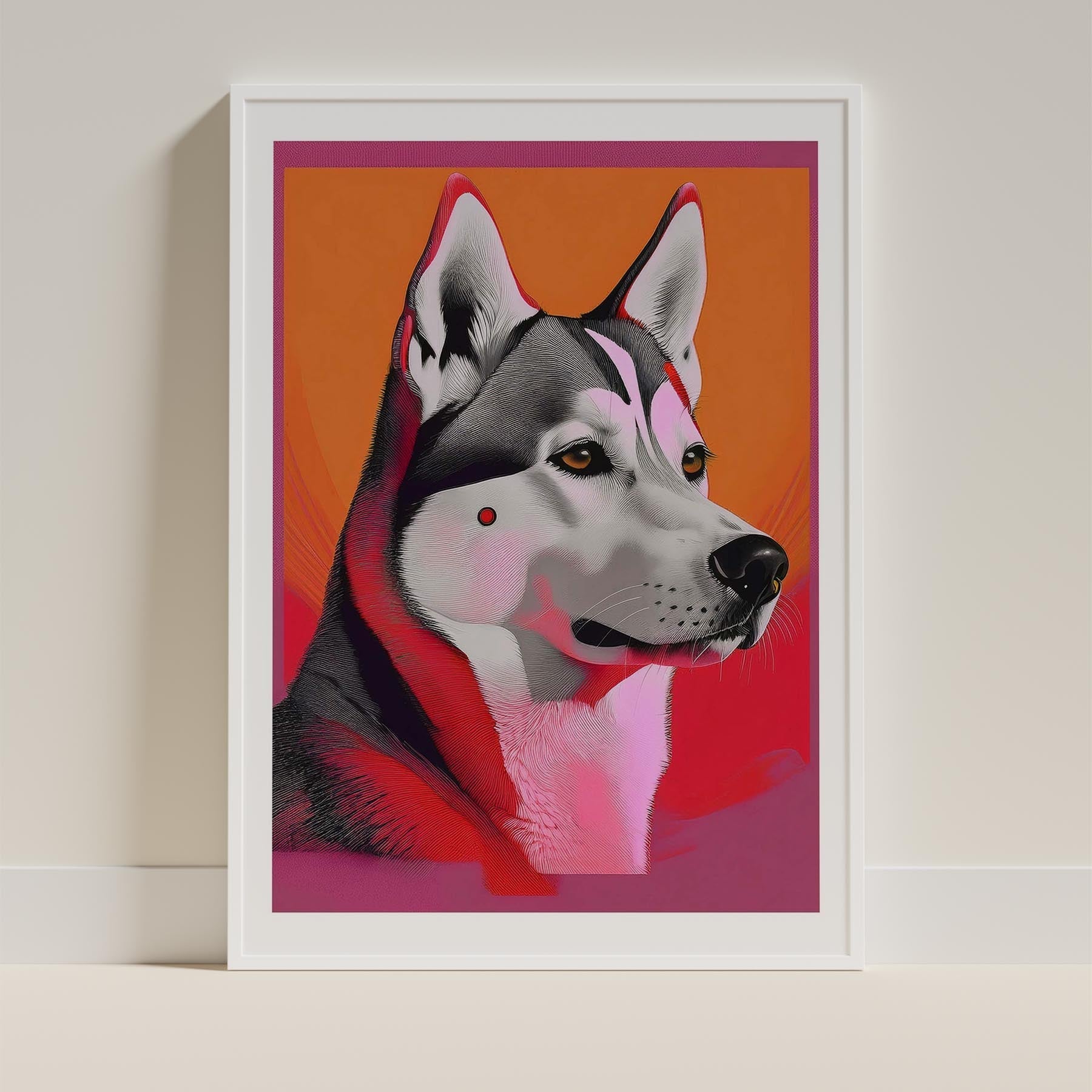 Siberian Husky Modern Pop Dog Series image 9