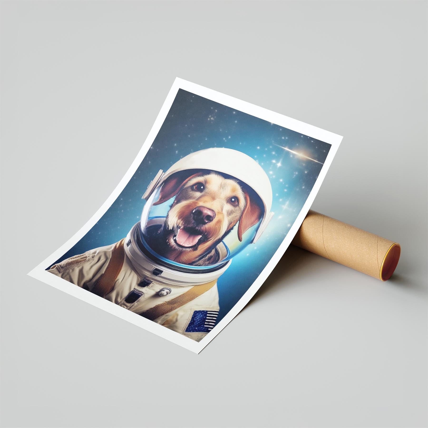 Airedale Astronaut Dog Series image 6