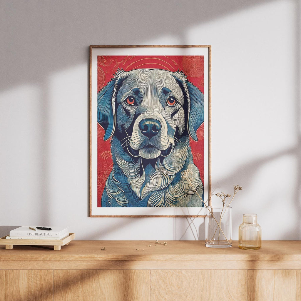 Labrador Retriever Hokusai Japanese Inspired Dog Series 3 image 8