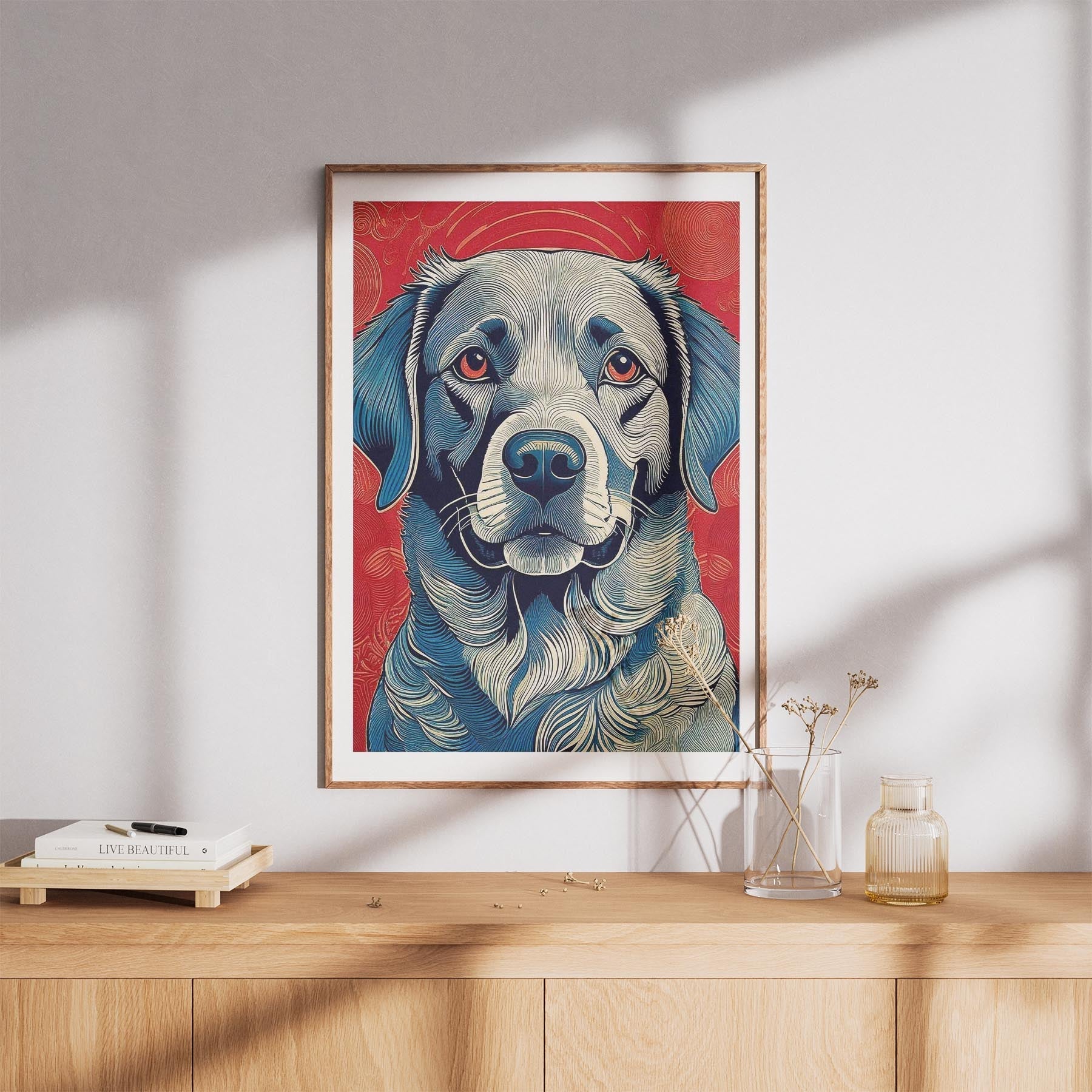 Labrador Retriever Hokusai Japanese Inspired Dog Series 3 image 8