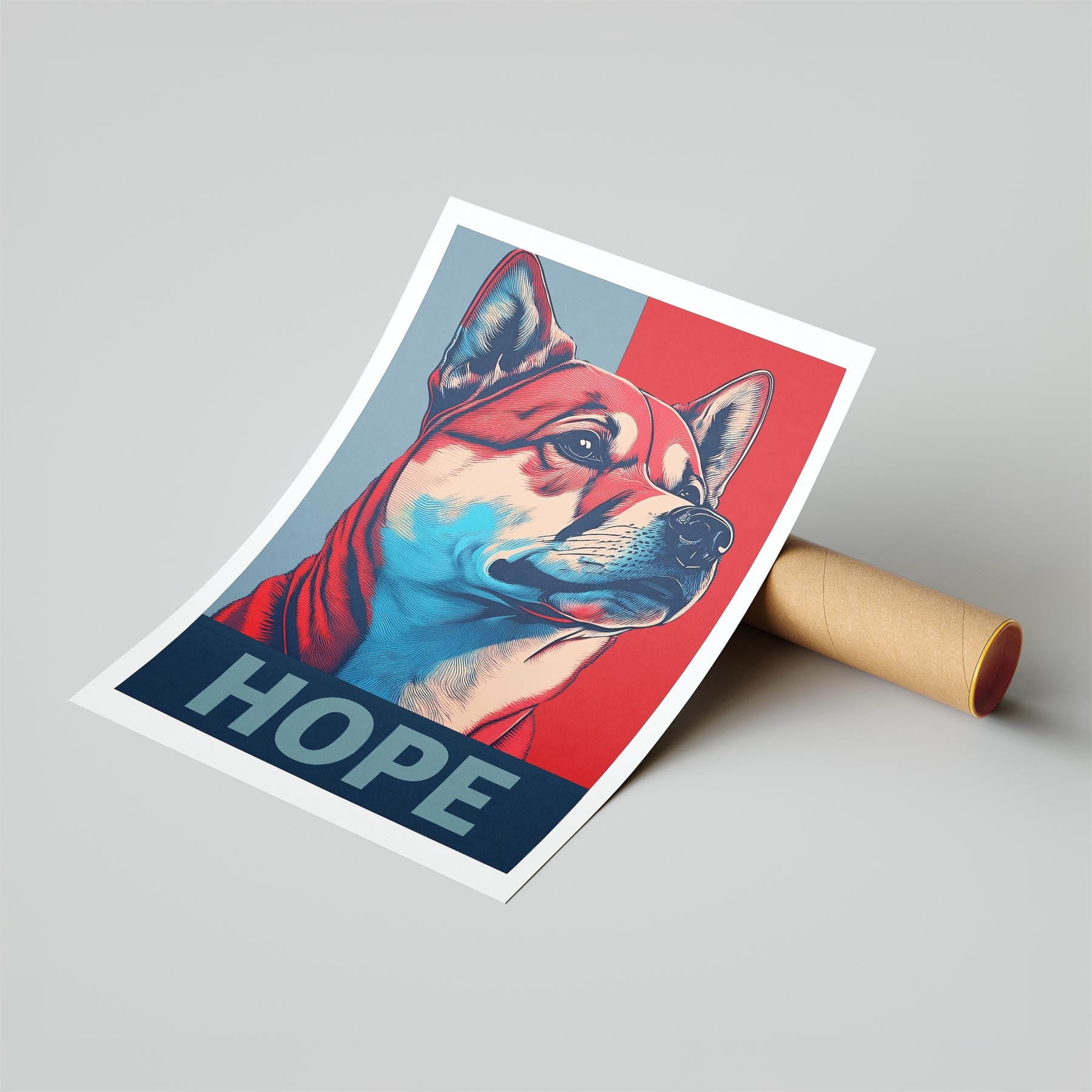 Shiba HOPE Series Inspired by the Obama Poster image 6