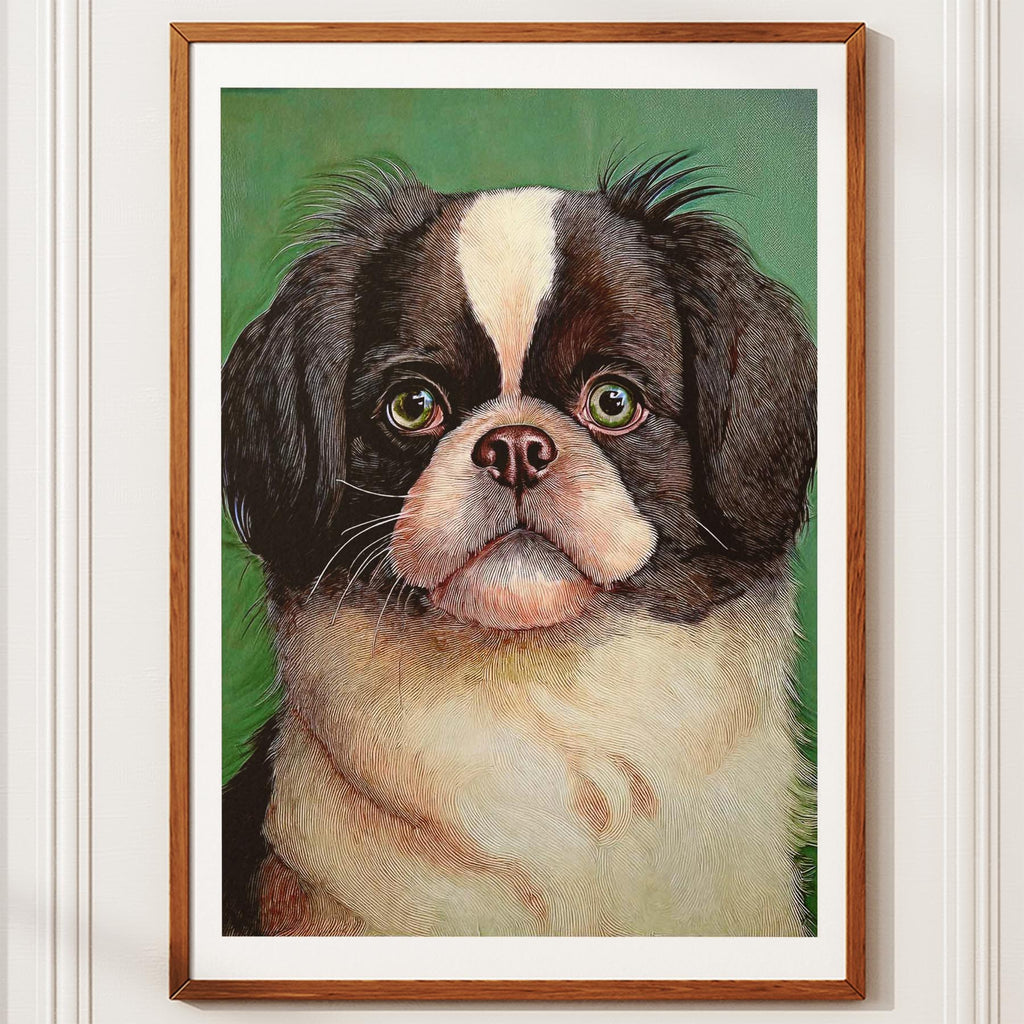 Japanese Chin Green Painted Series image 10