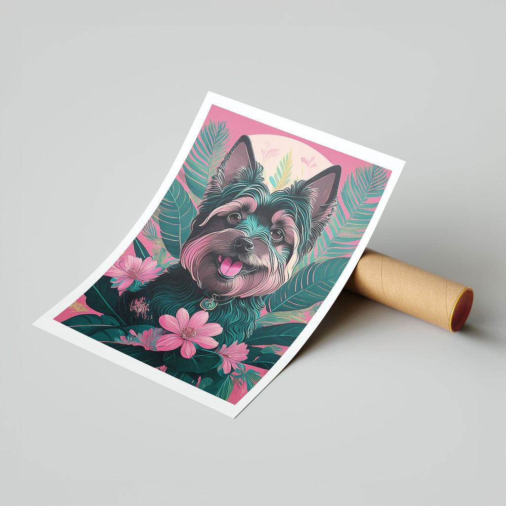 Yorkshire Terrier Flowery Dog image 7