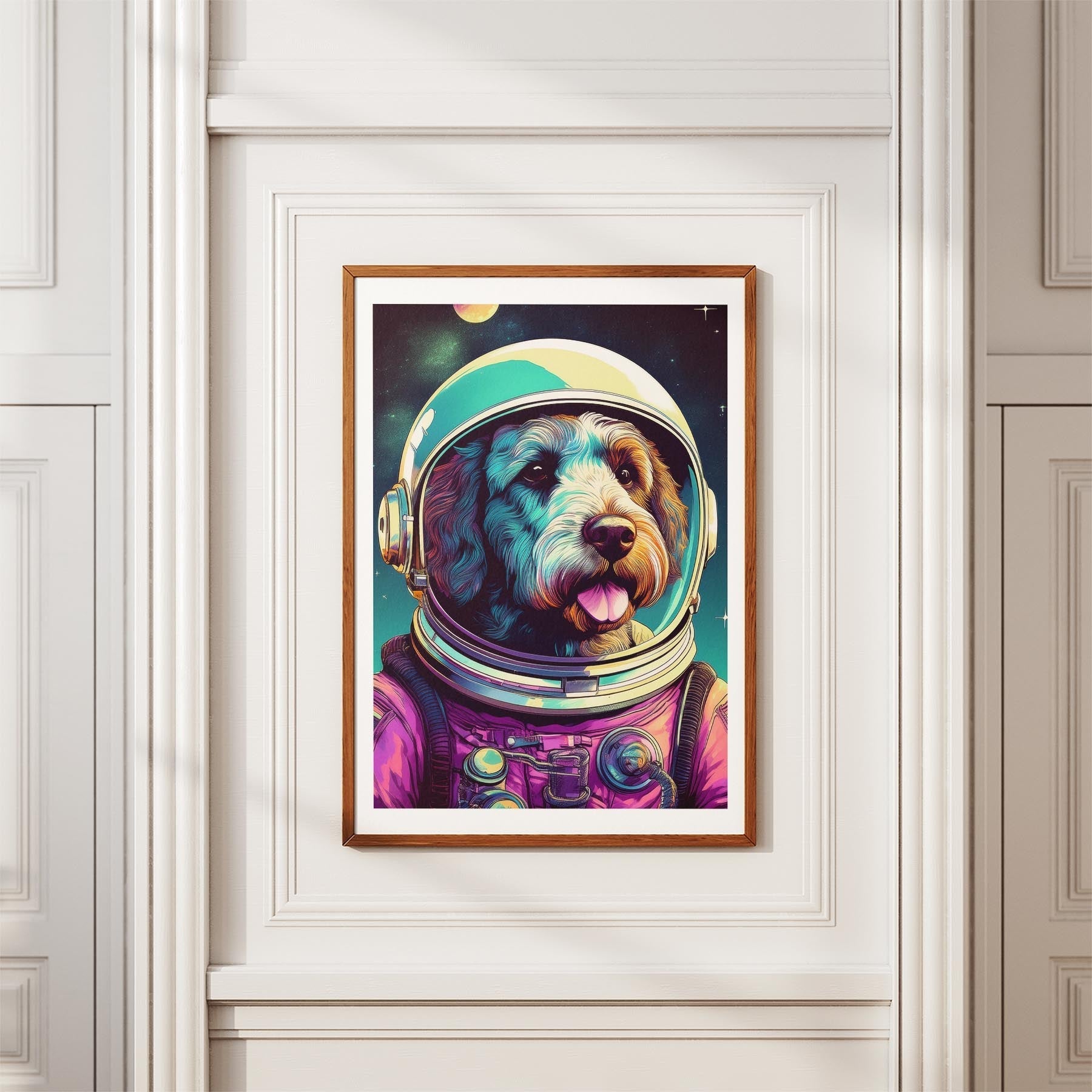 Spanish Water Dog Space Dogs Series image 3