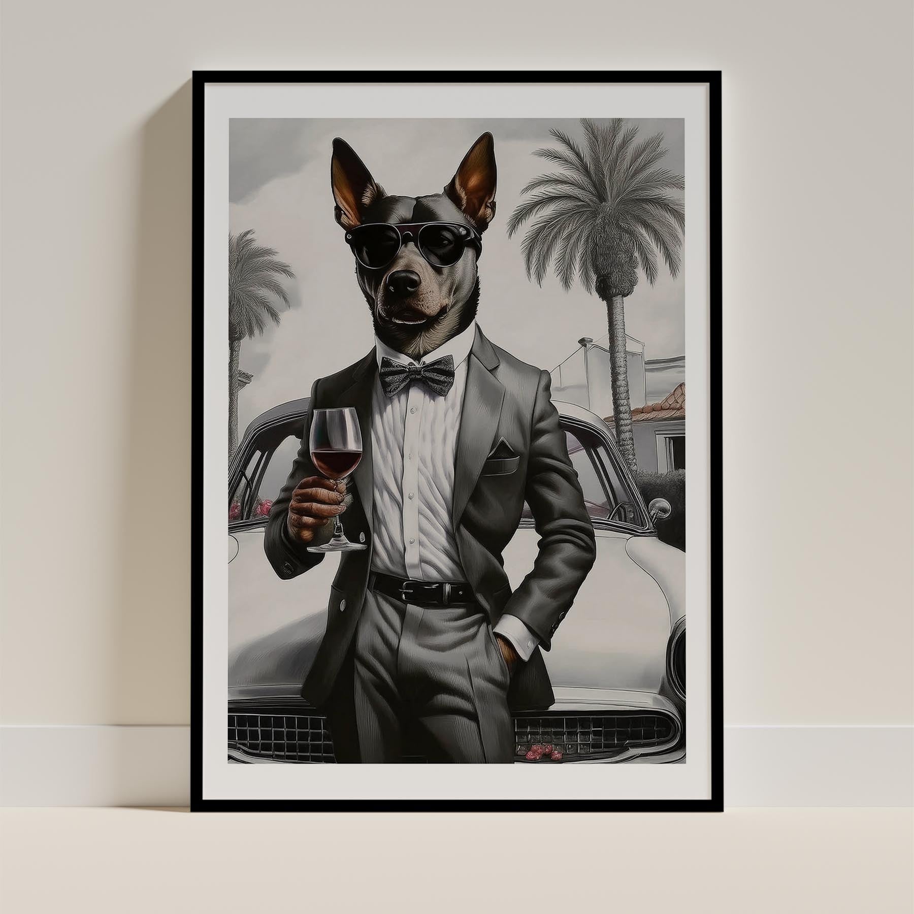 Australian Kelpie Dog Art Print Unframed Vol 1 | 11 Unique Designs | Wall Art Gift for Dog Lovers - Image 6 | Dogsy & Co