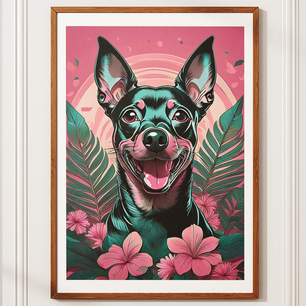 Pinscher Flowery Dog image 11