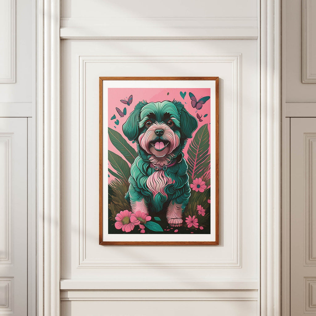 Havanese Flowery Dog image 3