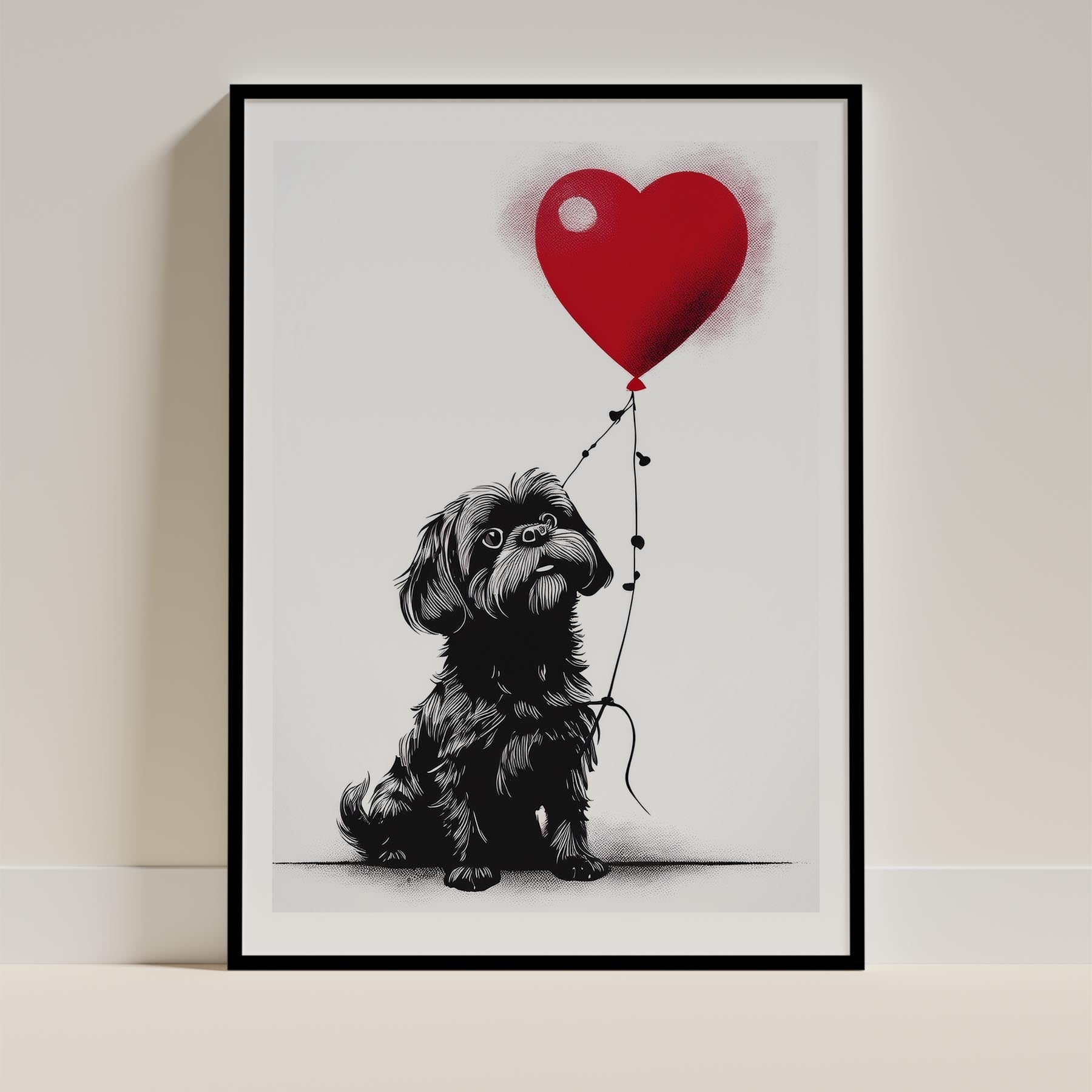 Shih Tzu Dog Art Print Unframed Vol 1 | 11 Unique Designs | Wall Art Gift for Dog Lovers - Image 9 | Dogsy & Co