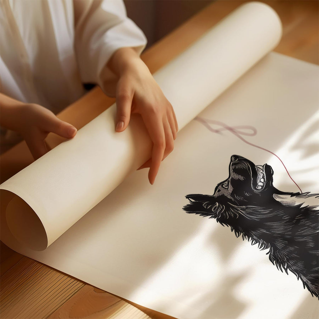 Rough Smooth Collie DOGSY Series inspired by the Art of Banksy image 1