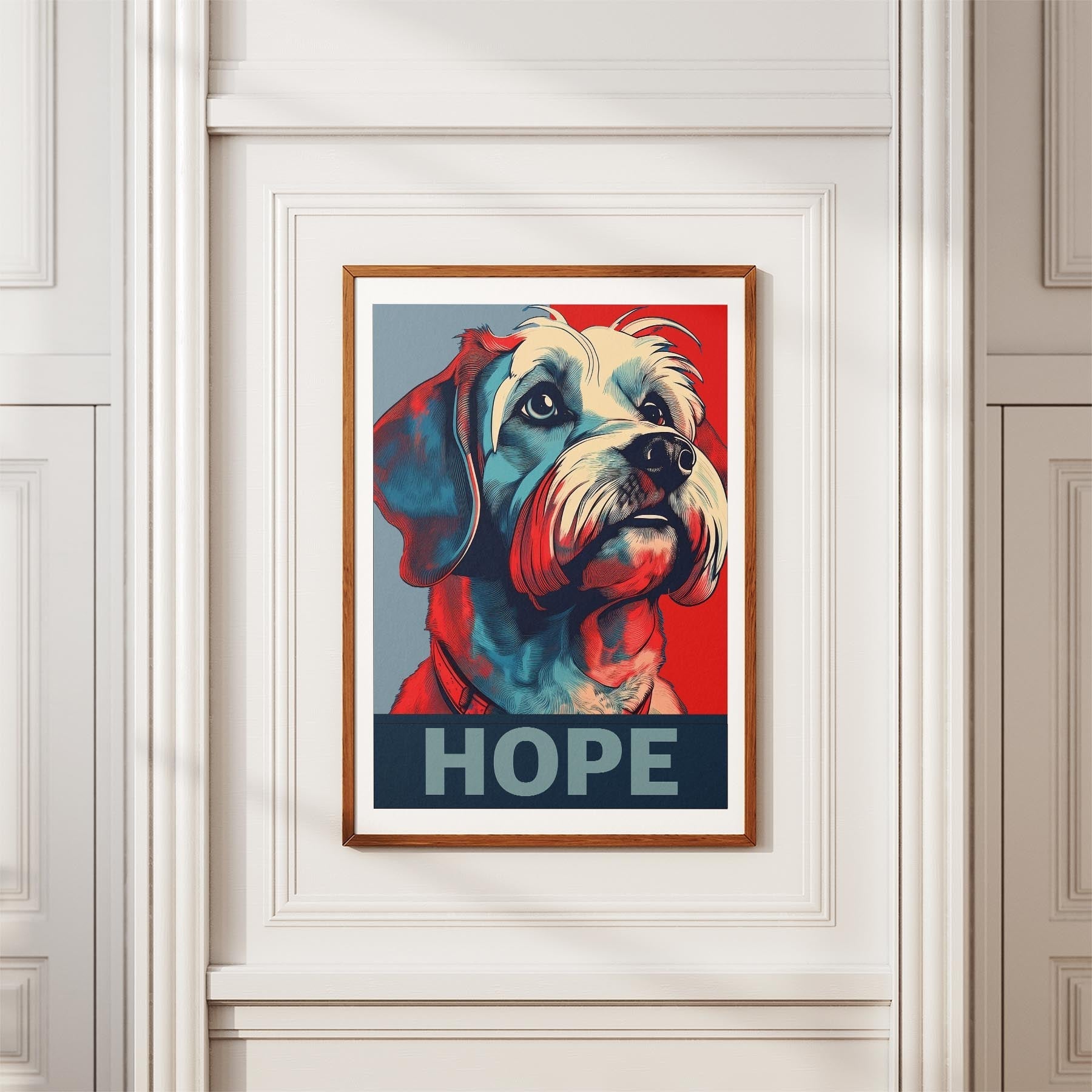 Maltese HOPE Series Inspired by the Obama Poster image 3