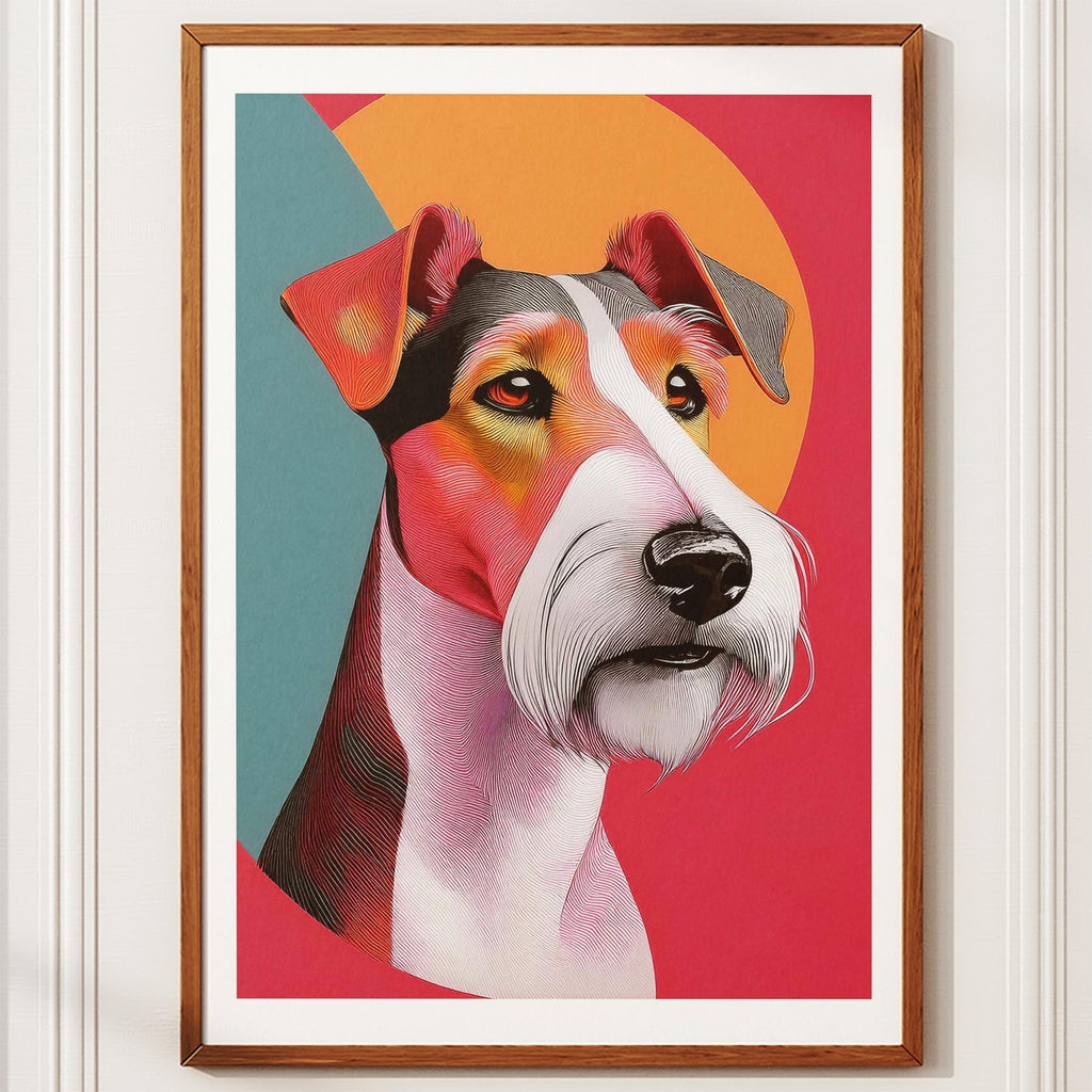 Fox Terrier Modern Pop Dog Series image 10