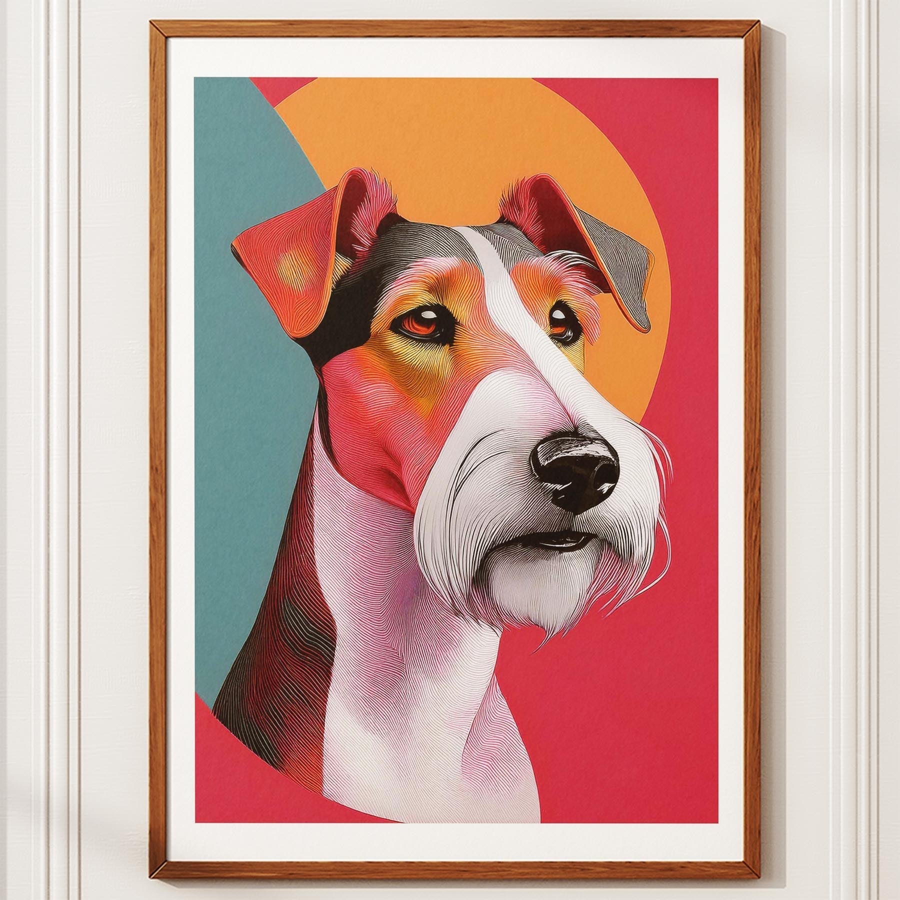 Fox Terrier Modern Pop Dog Series image 10