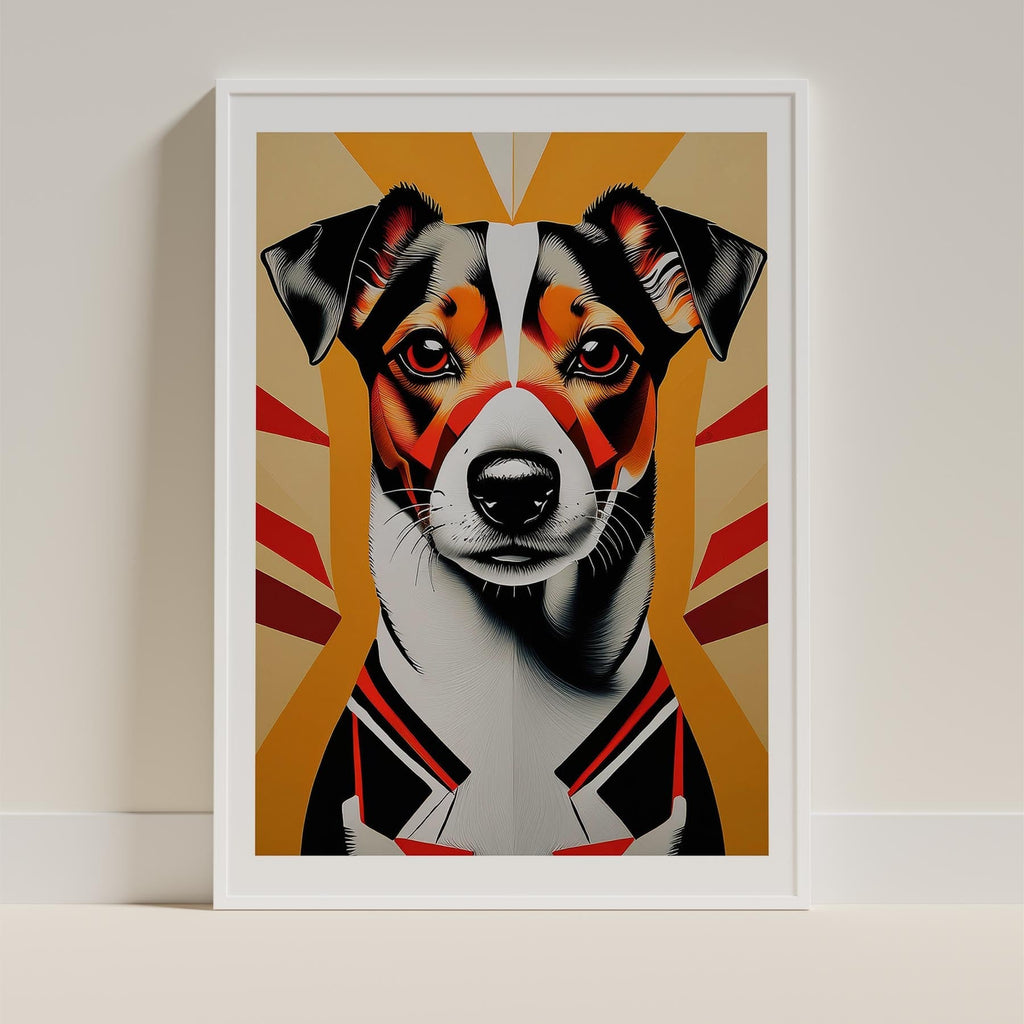 Jack Russell Geometric Orange Series image 9