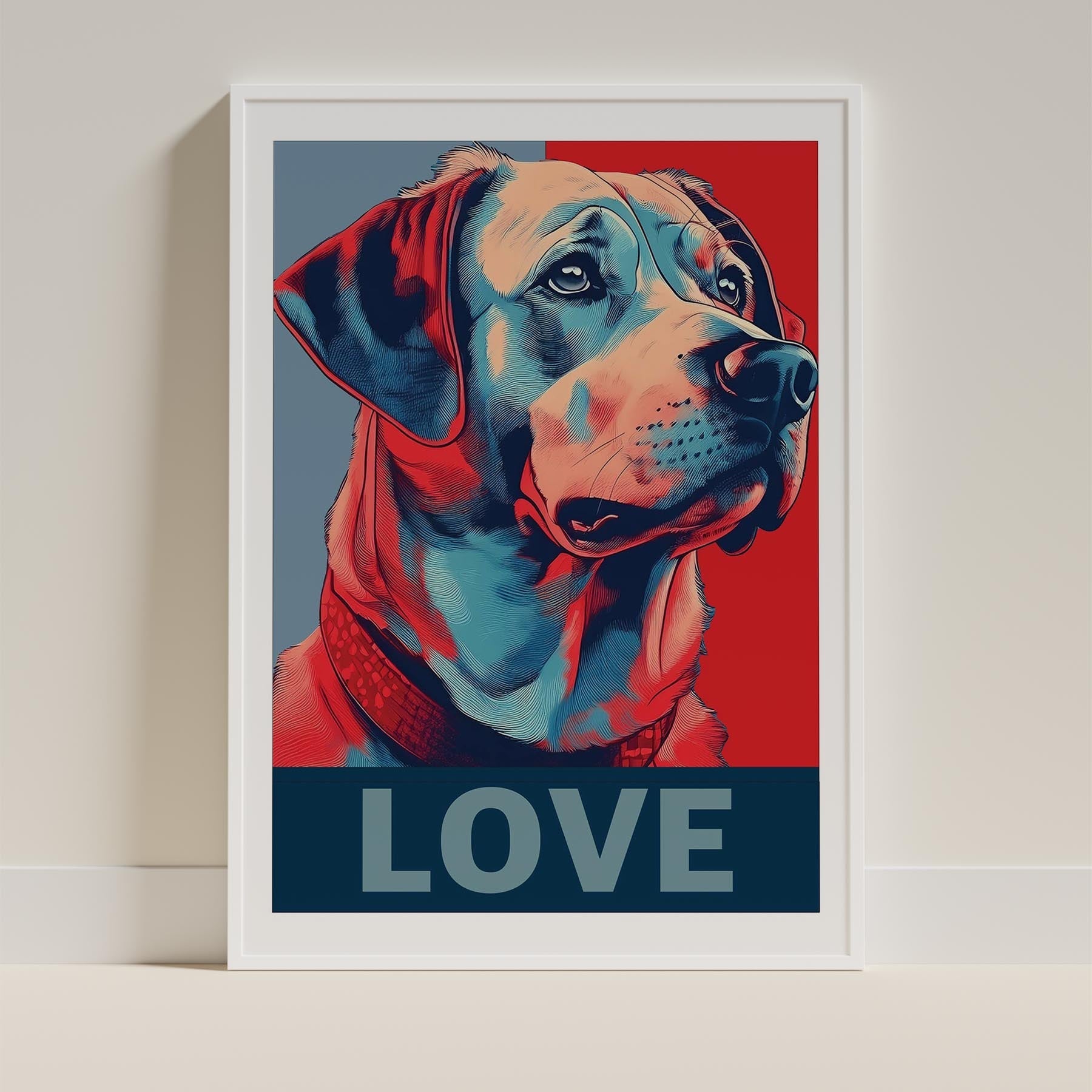 Maremma LOVE Series Inspired by the Obama Poster image 9