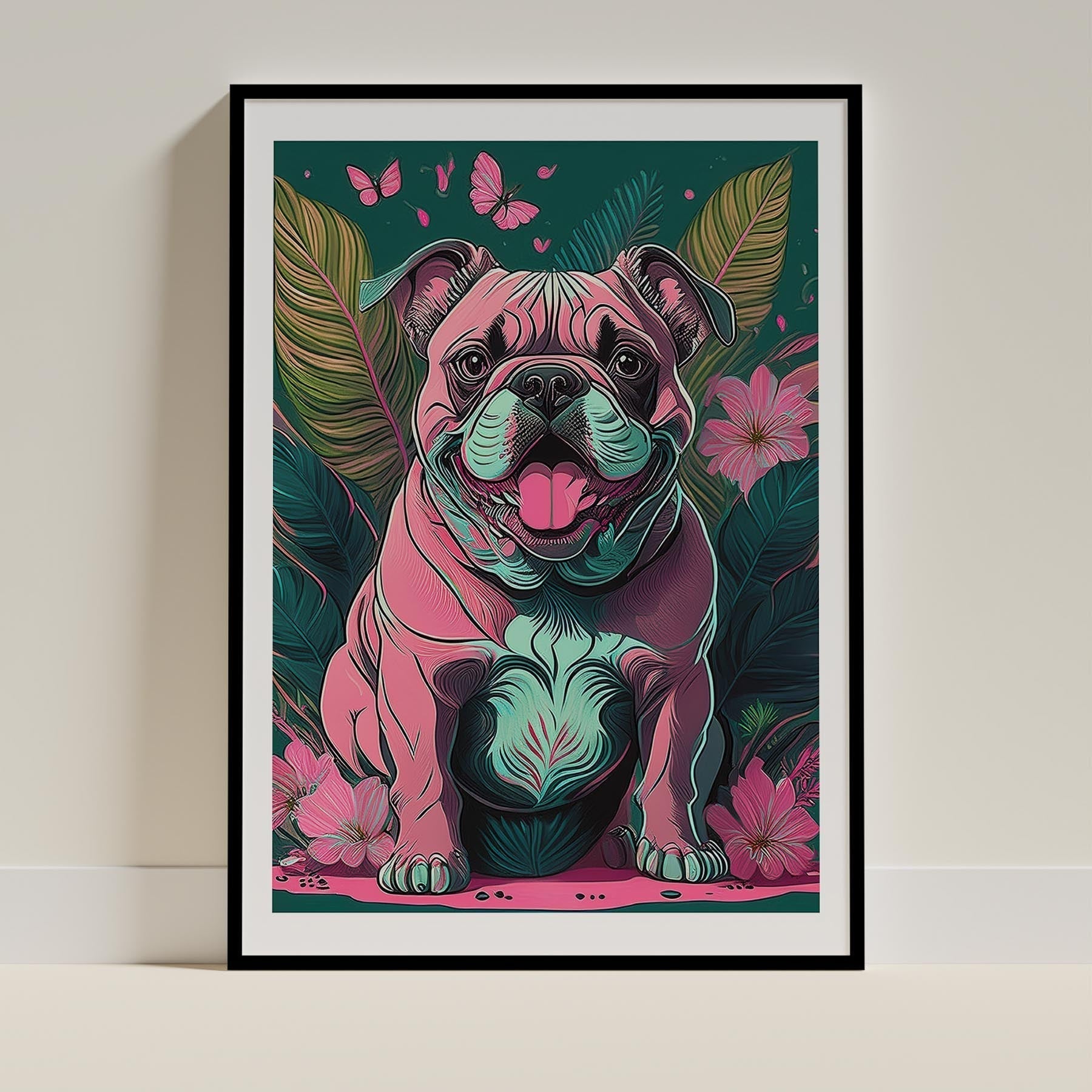 English Bulldog Dog Art Print Unframed Vol 2 | 11 Unique Designs | Wall Art Gift for Dog Lovers - Image 8 | Dogsy & Co