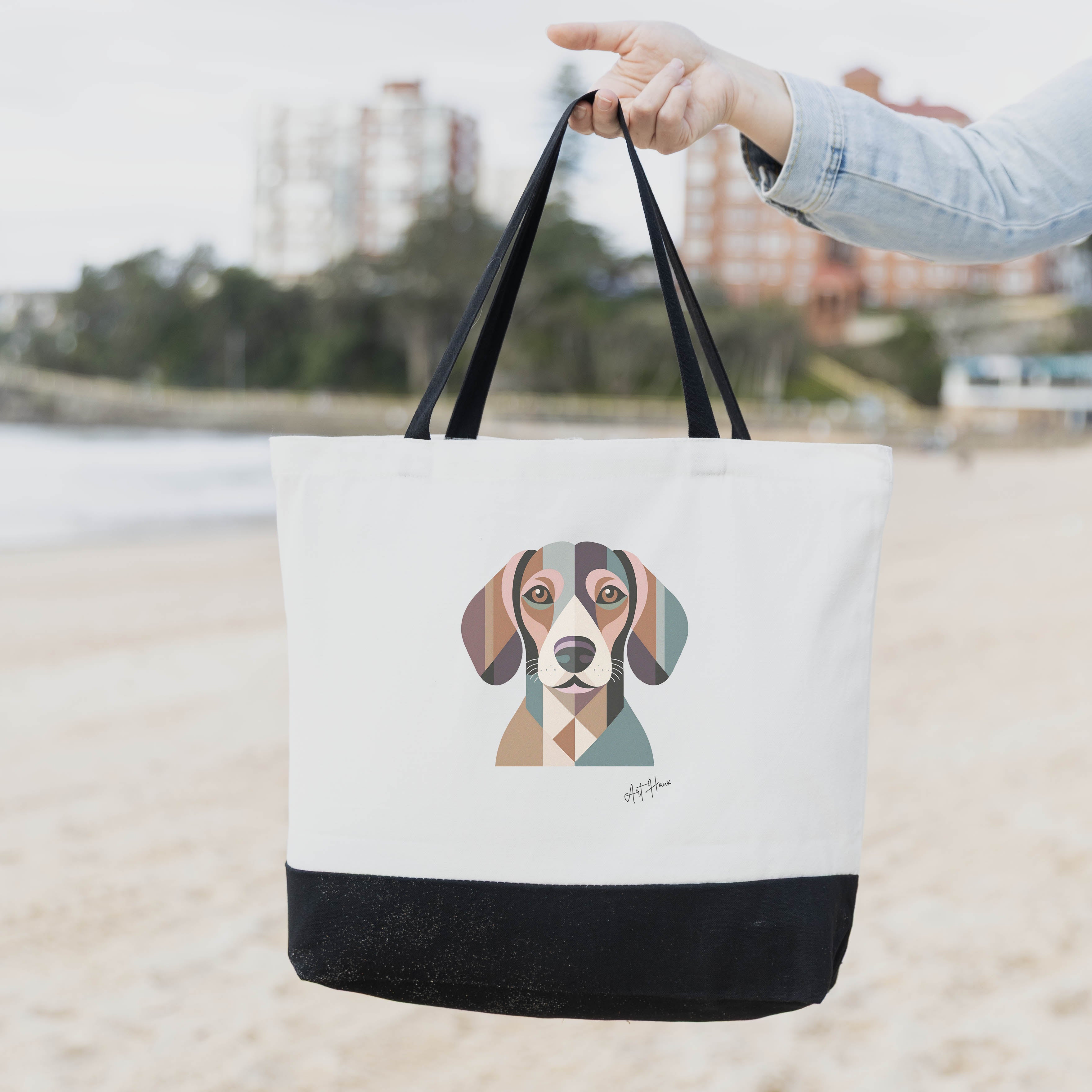 Dachshund Vintage Chic Graphic Bag image 1