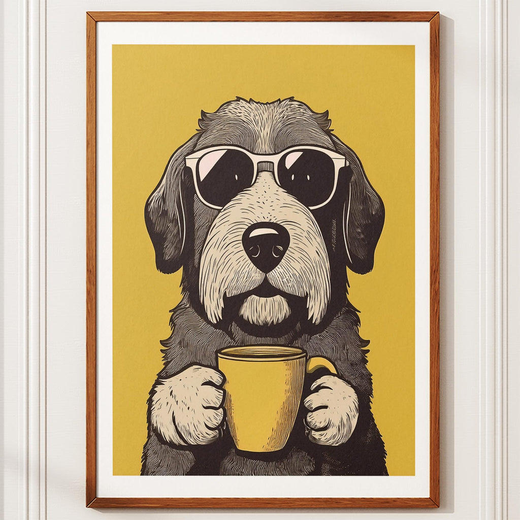 Sheepdog Chillin Coffee Dog image 11