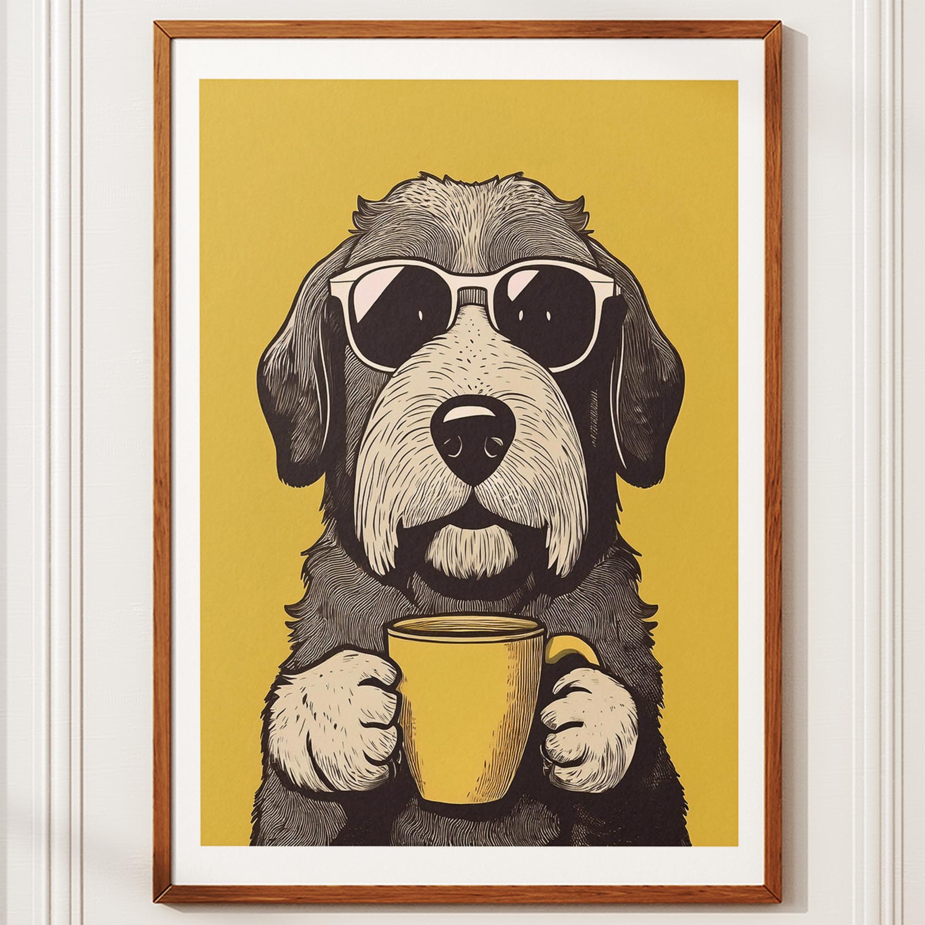 Sheepdog Chillin Coffee Dog image 11