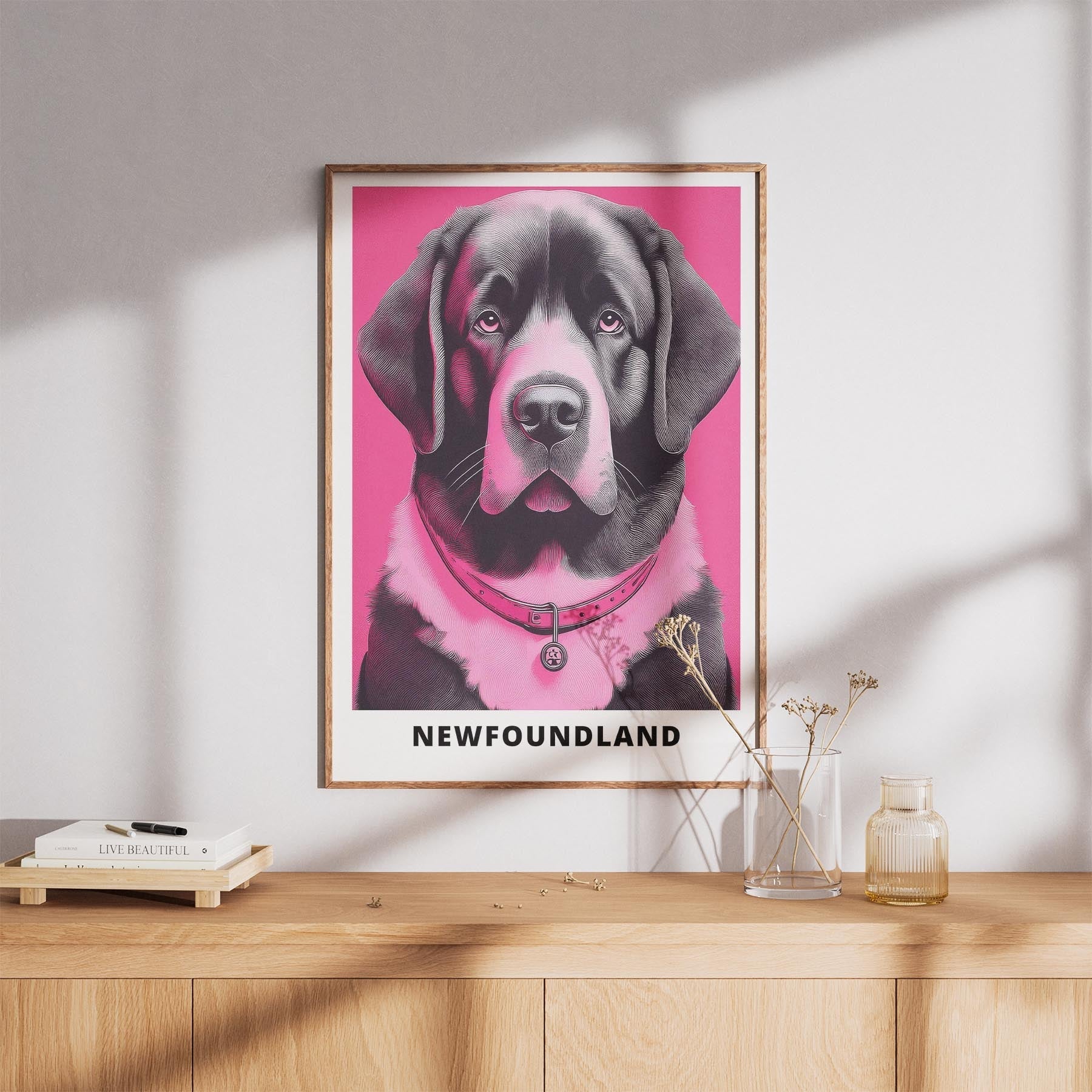 Newfoundland Pink and Black Dog Series 1 image 8