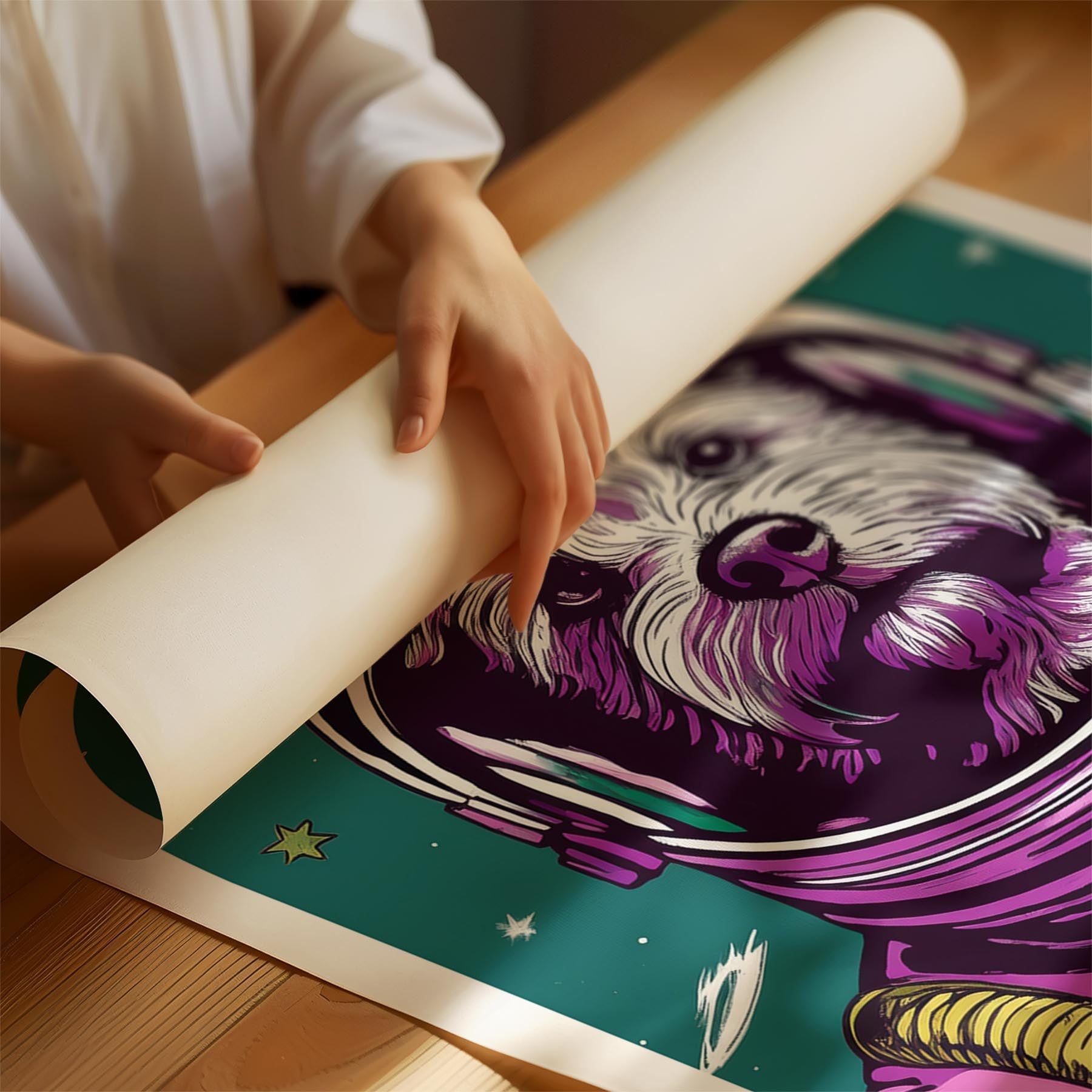 Australian Terrier Space Dogs Series image 1