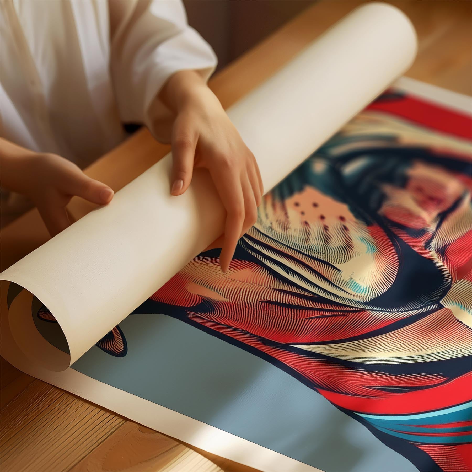 Bulldog HOPE Series Inspired by the Obama Poster image 1