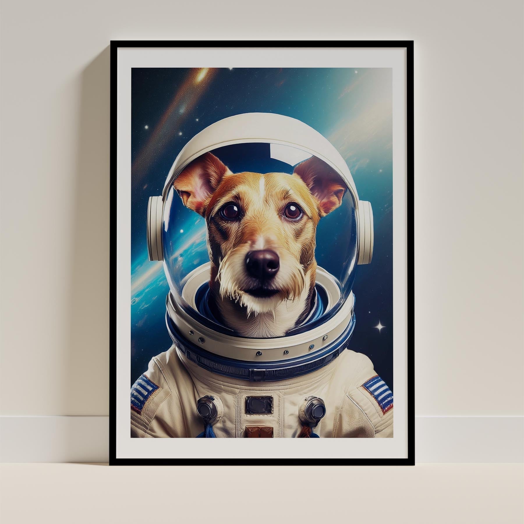 Fox Terrier Astronaut Dog Series image 11