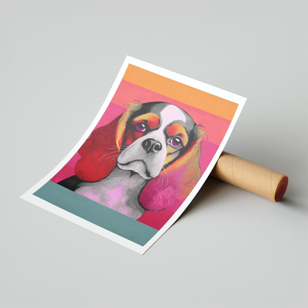 Cavalier Spaniel Modern Pop Dog Series image 6