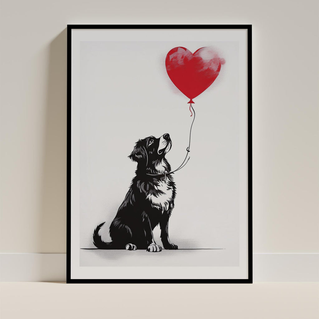 Bernese Mountain Dog DOGSY Series inspired by the Art of Banksy image 1