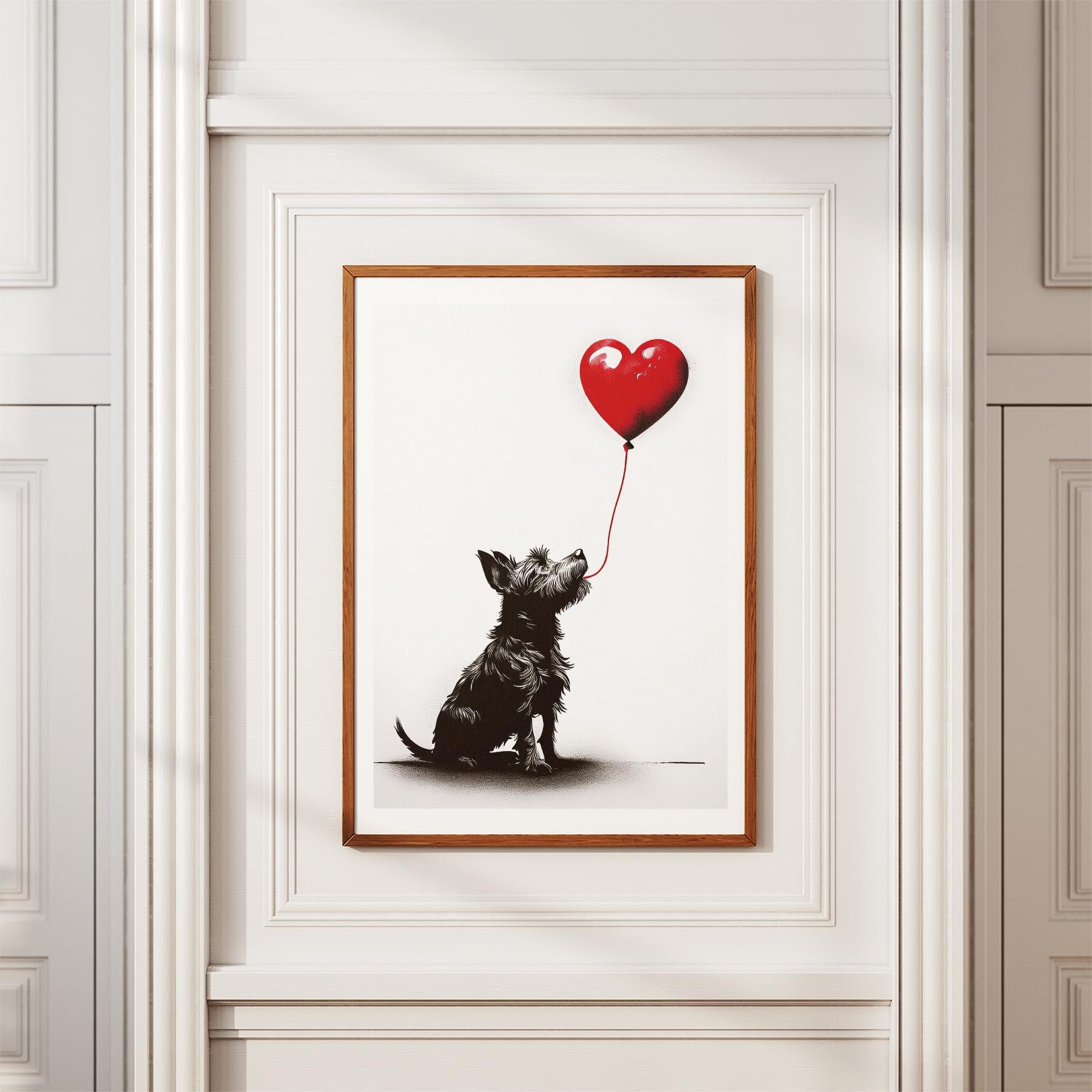 Australian Terrier DOGSY Series inspired by the Art of Banksy image 3