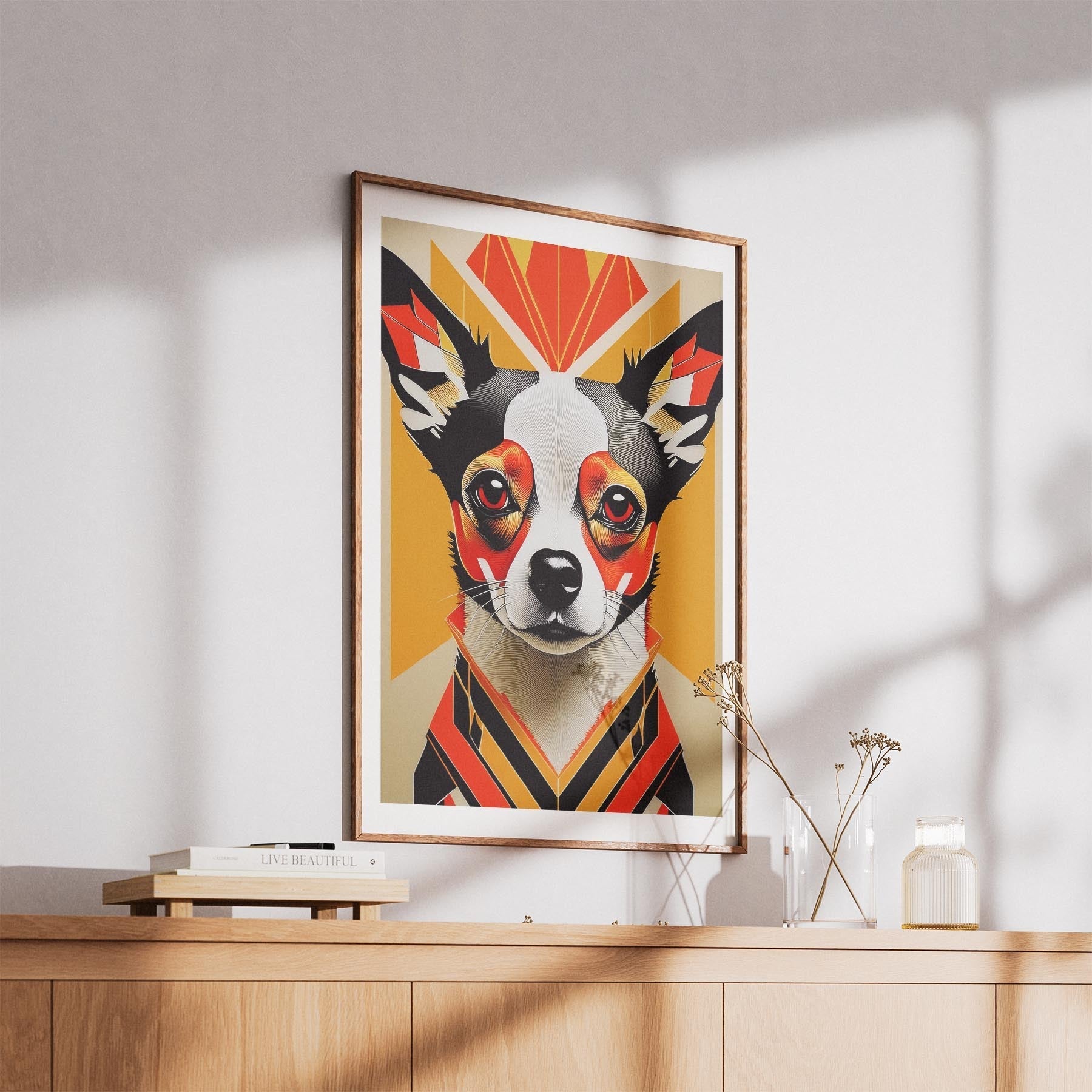 Chihuahua Geometric Orange Series image 5