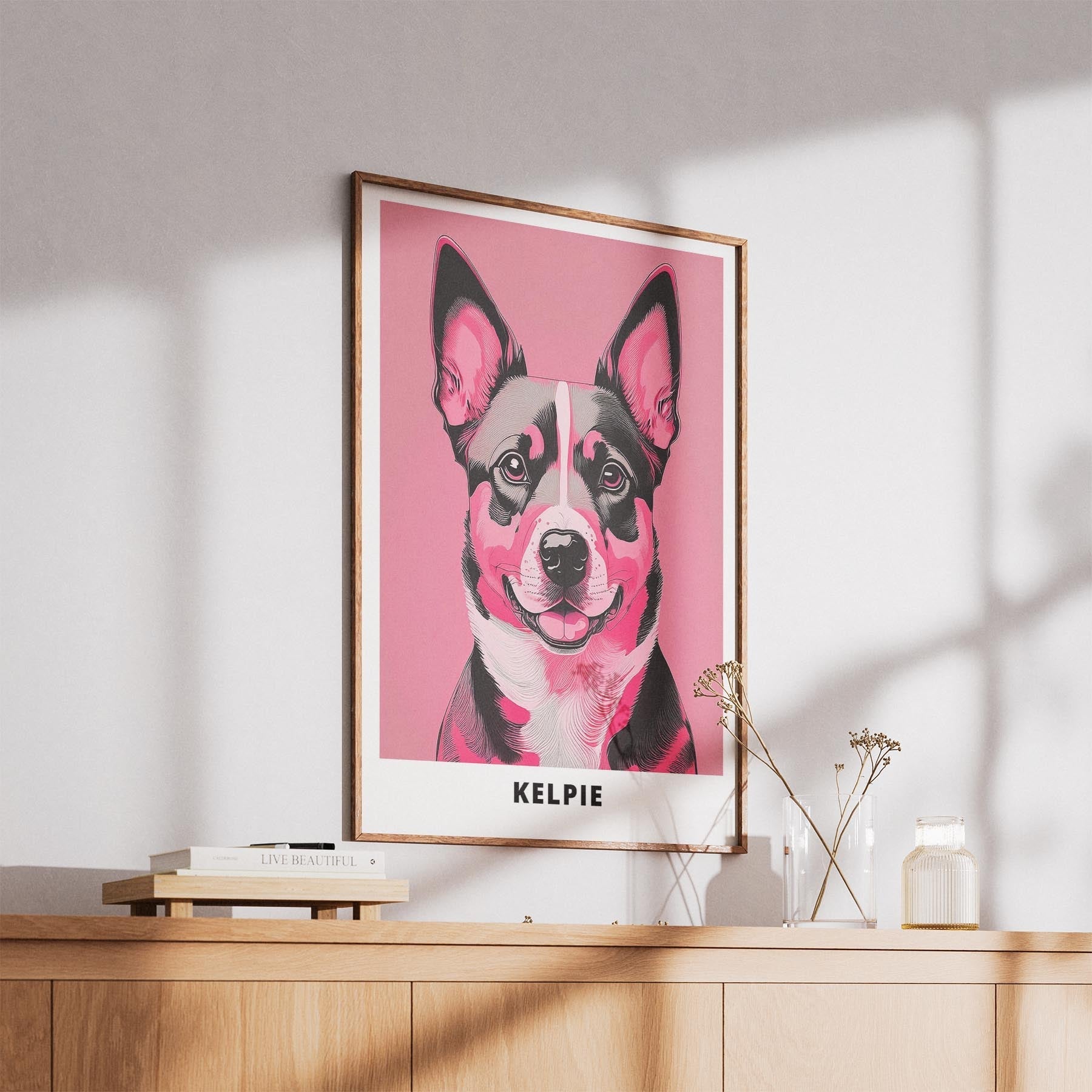 Kelpie Pink and Black Dog Series 1 image 5
