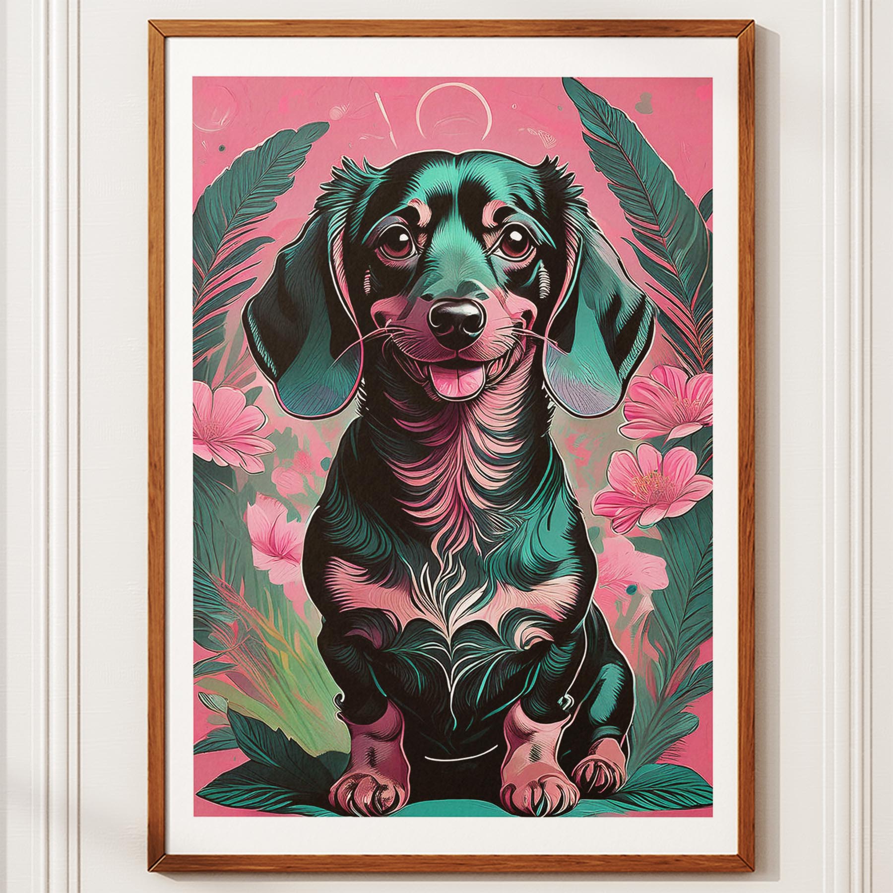 Dachshund Flowery Dog image 10