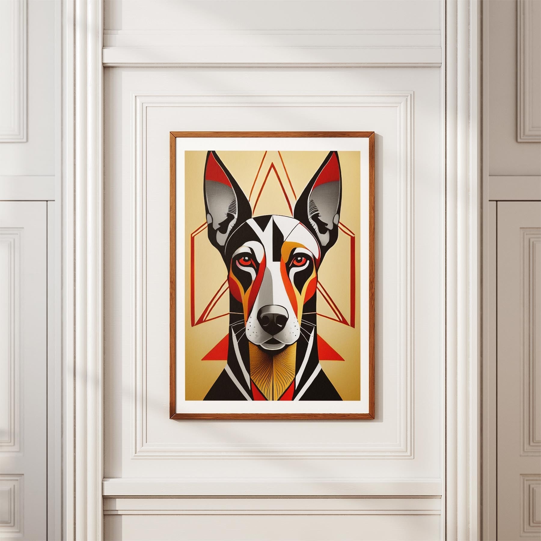 Doberman Geometric Orange Series image 3