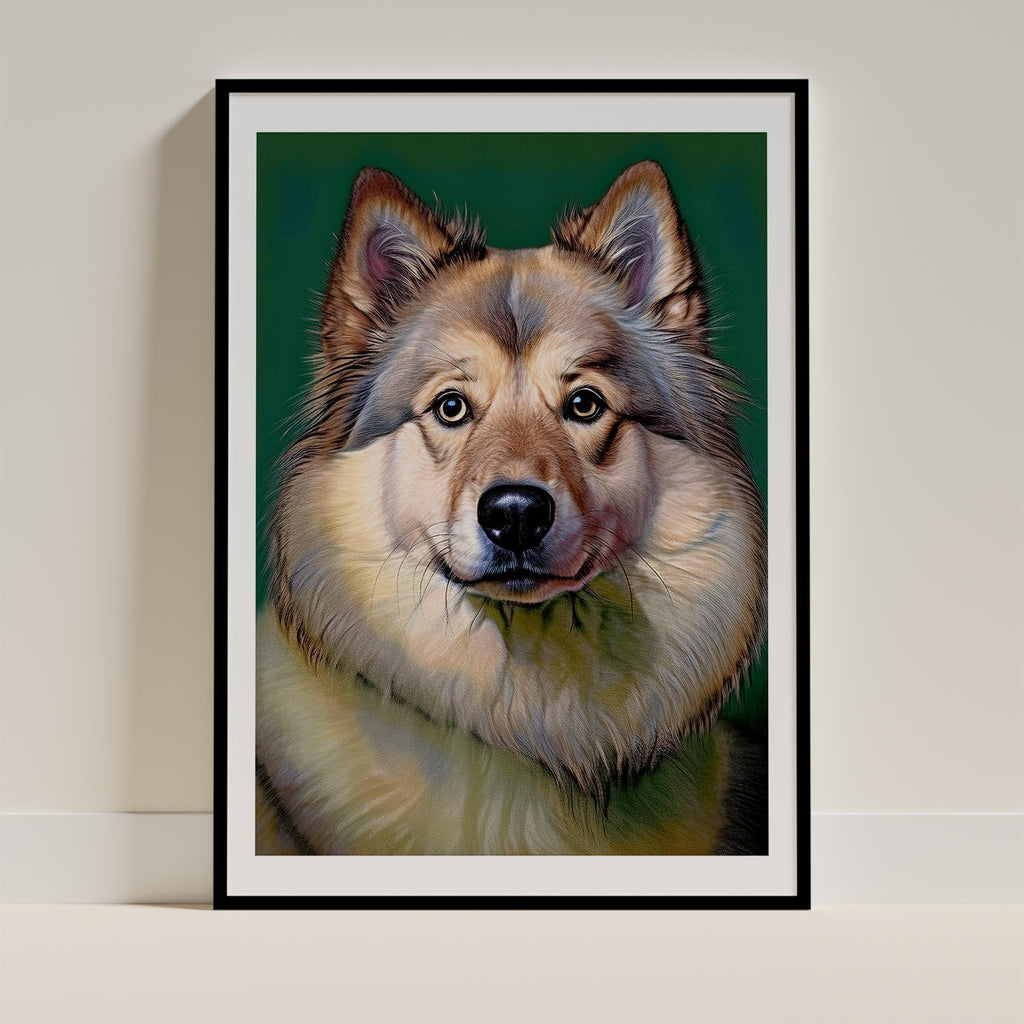 Samoyed Green Painted Series image 0