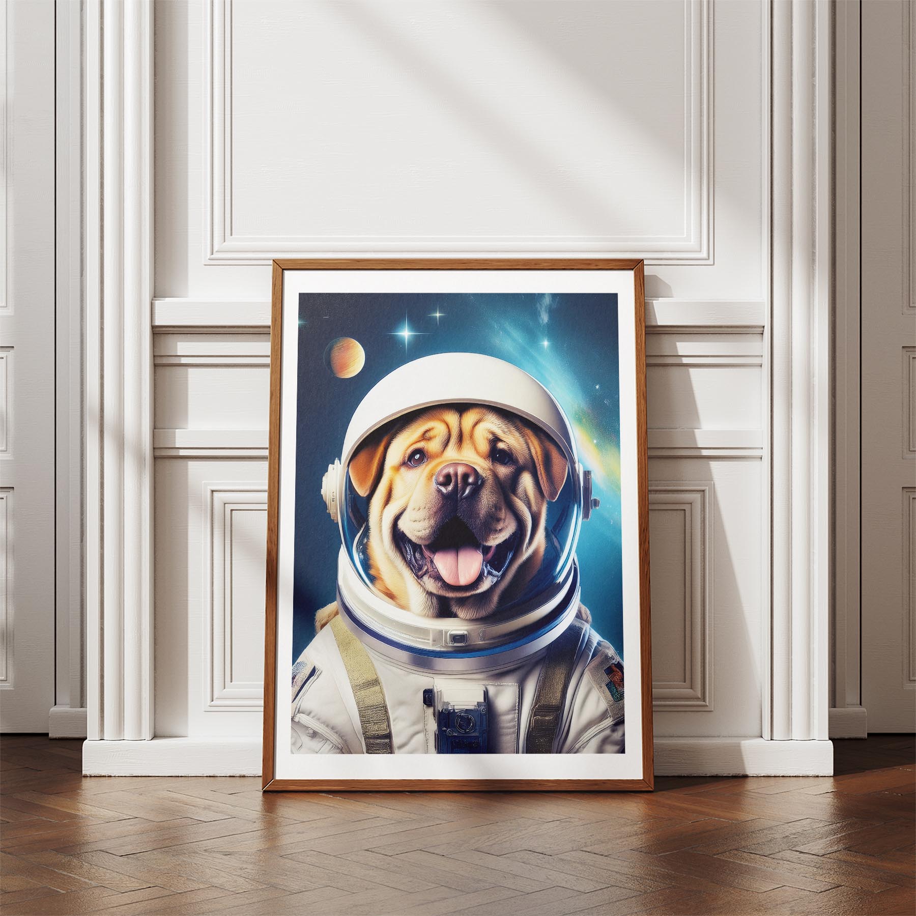 Shar Pei Astronaut Dog Series image 4