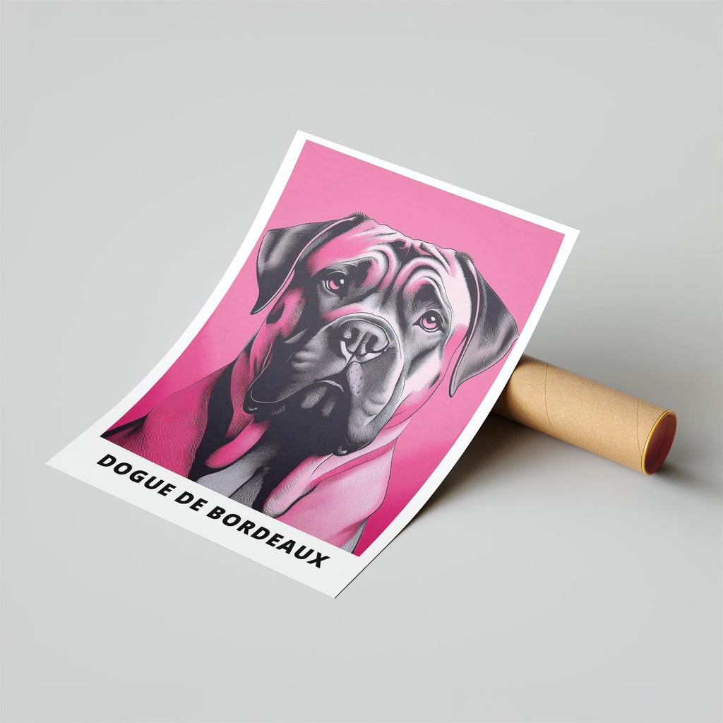 Dogue de Bordeaux Pink and Black Dog Series 1 image 6