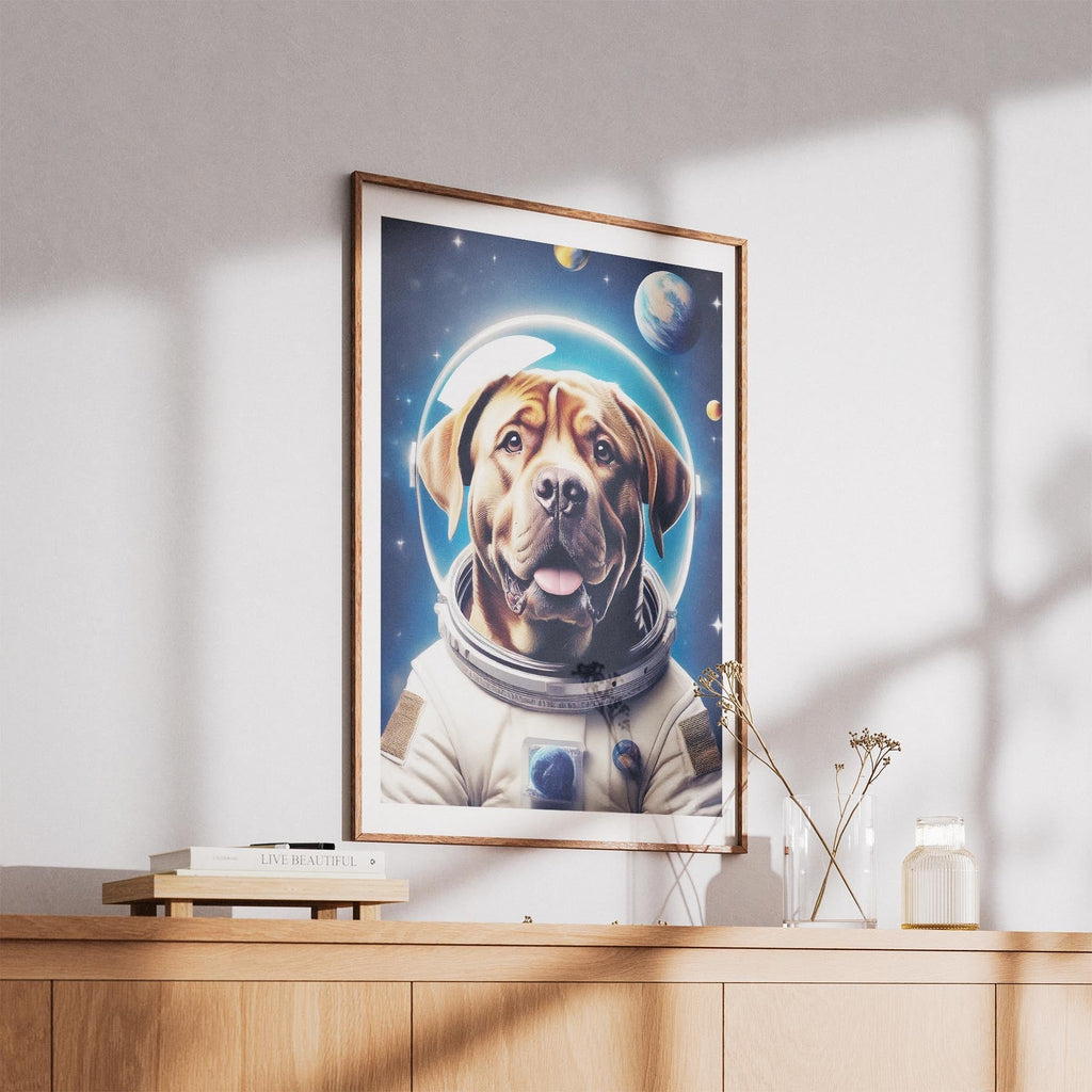 Neapolitan Mastiff Astronaut Dog Series image 5