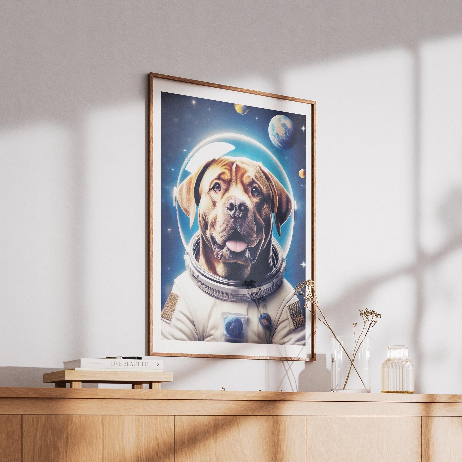 Neapolitan Mastiff Astronaut Dog Series image 5