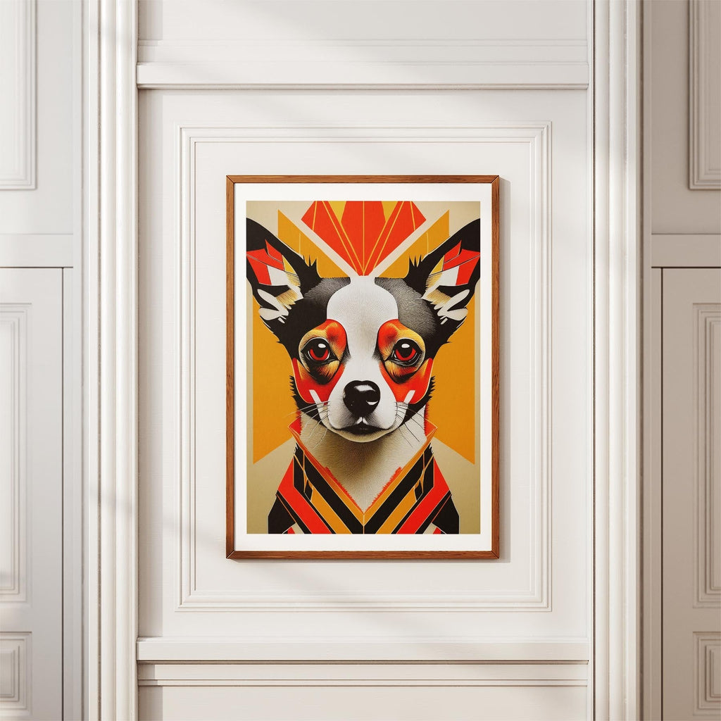 Chihuahua Geometric Orange Series image 3