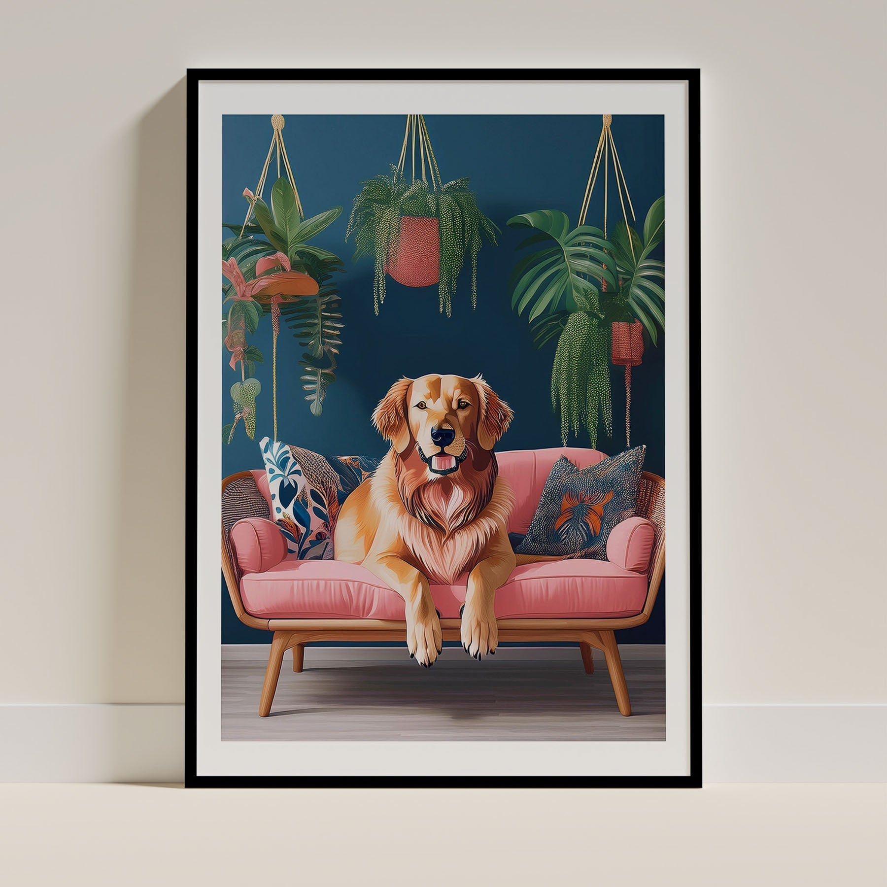 Golden Retriever Dog Art Print Unframed Vol 2 | 11 Unique Designs | Wall Art Gift for Dog Lovers - Image 5 | Dogsy & Co